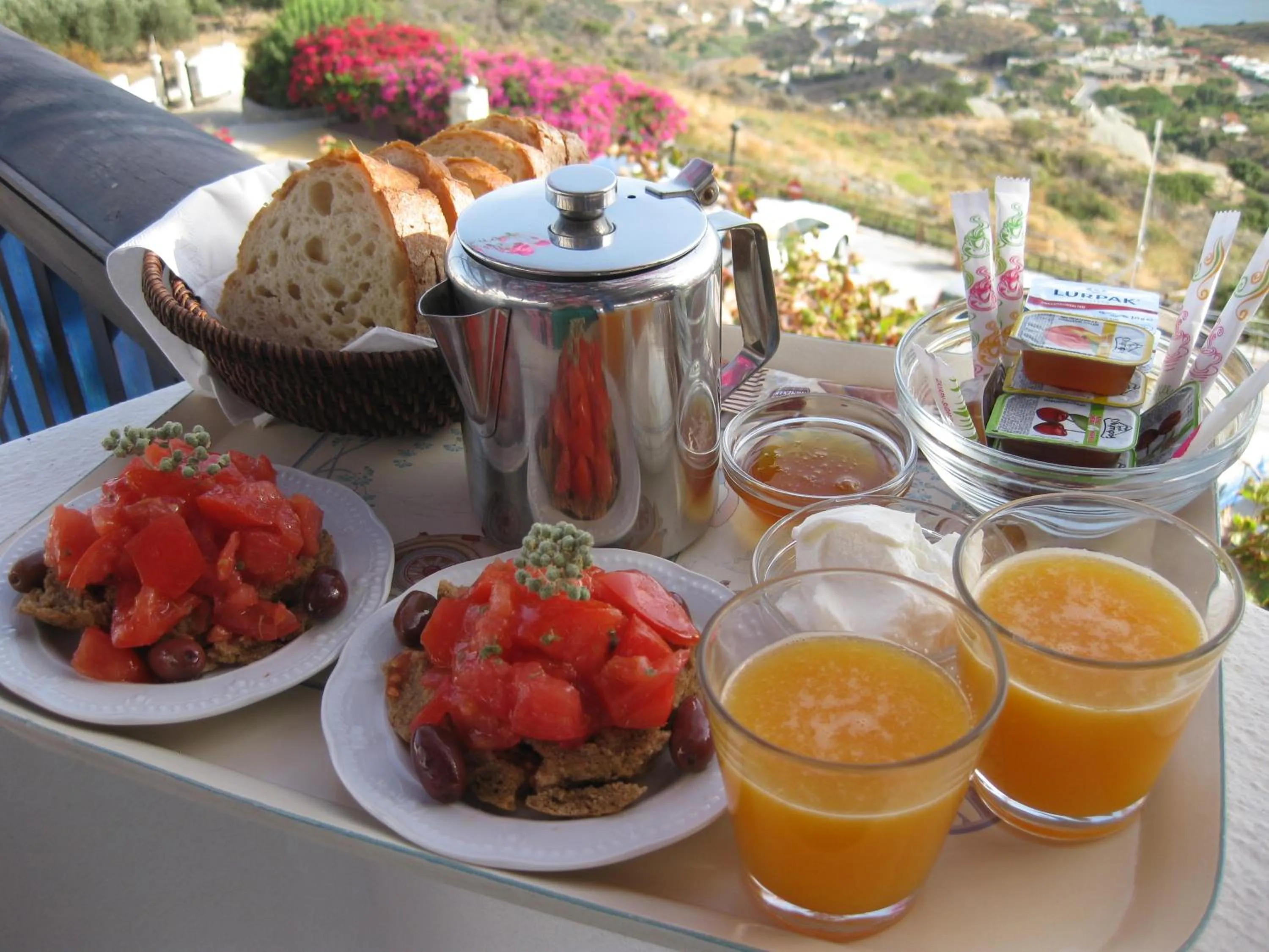 Breakfast in Nymphes Luxury Apartments