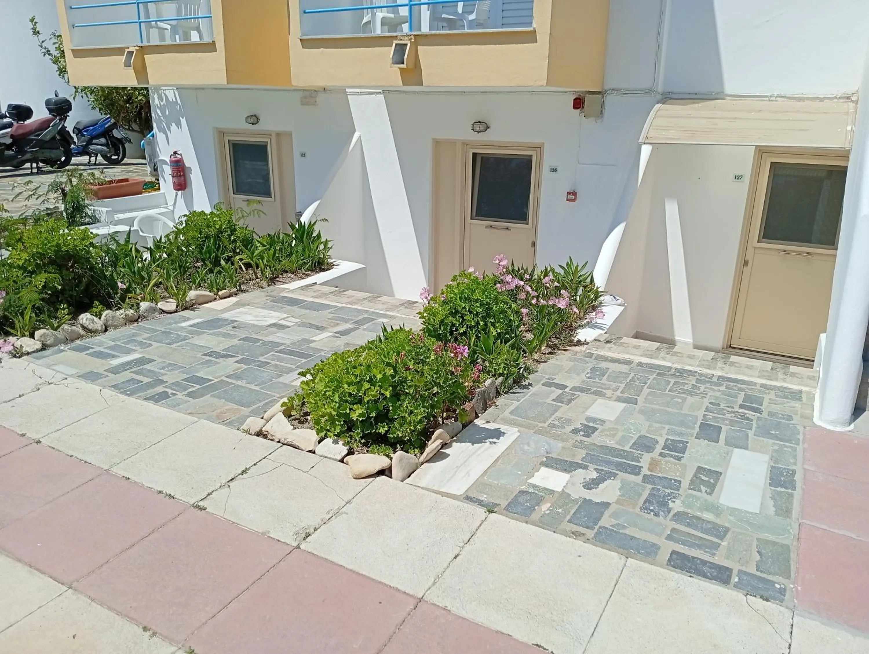 Property building in Leonidas Hotel & Studios