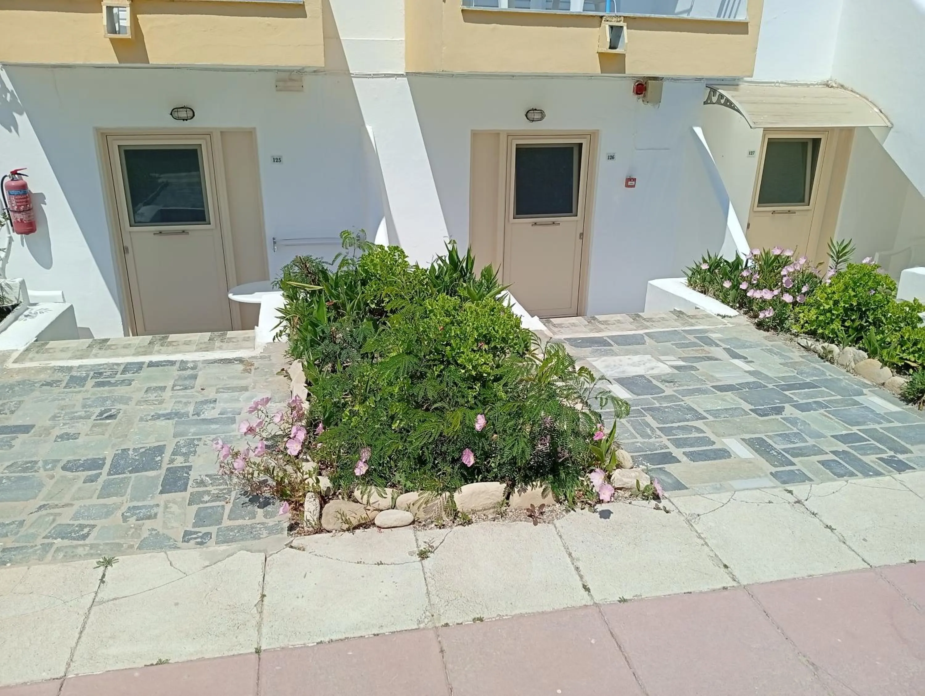 Property building in Leonidas Hotel & Studios