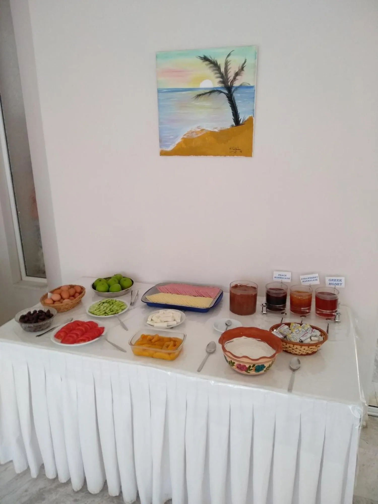 Breakfast in Leonidas Hotel & Studios