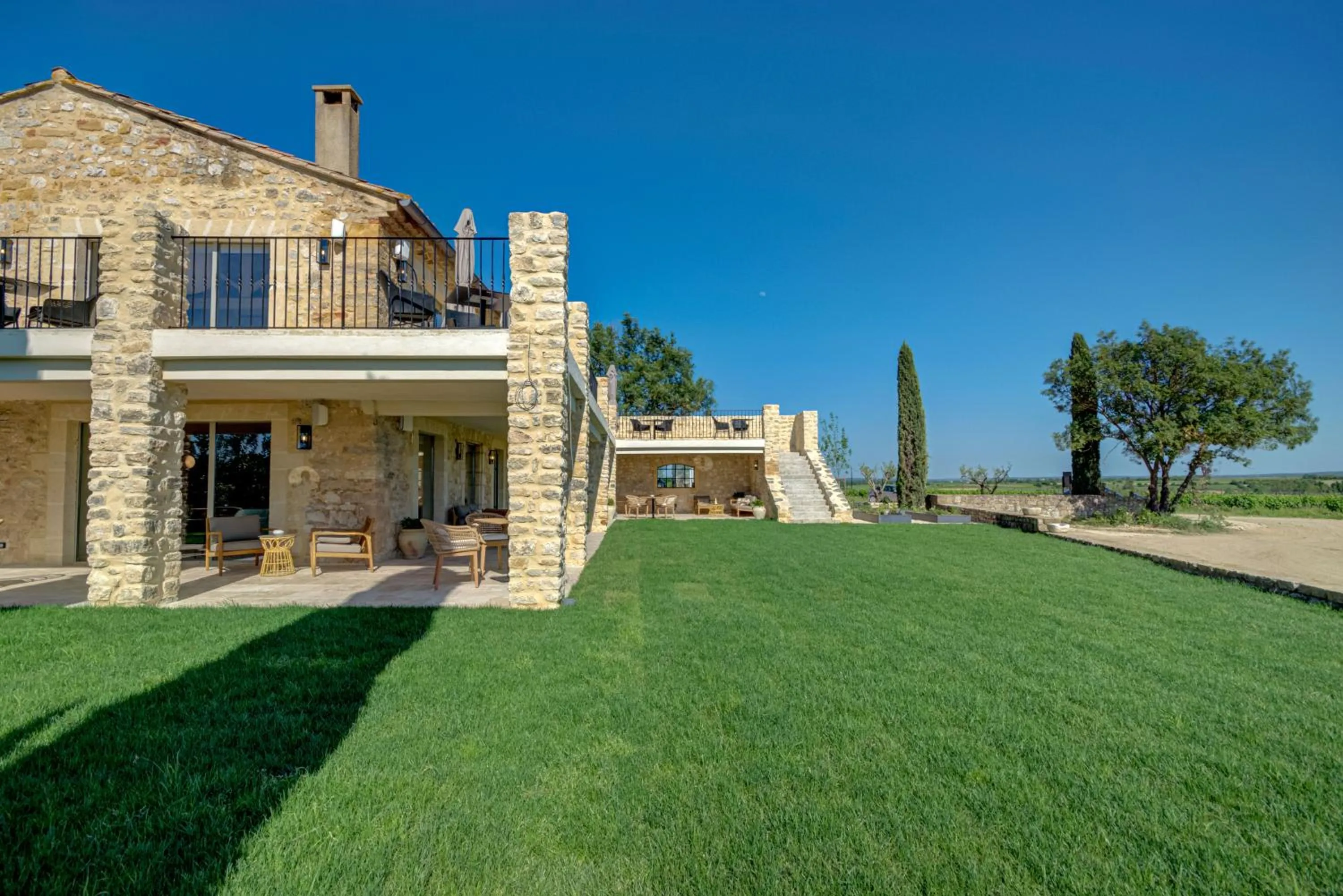 Patio in Domaine de Privadière & Spa