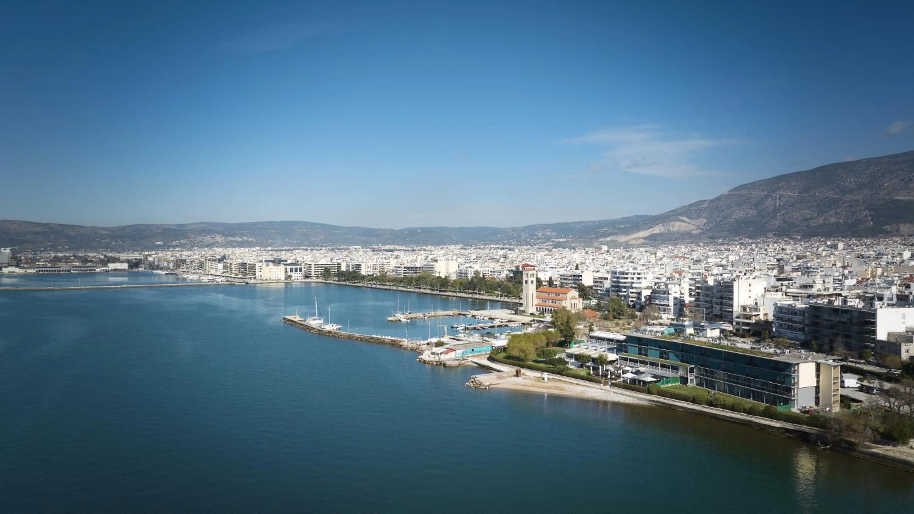 Bird's eye view in Domotel Xenia Volos
