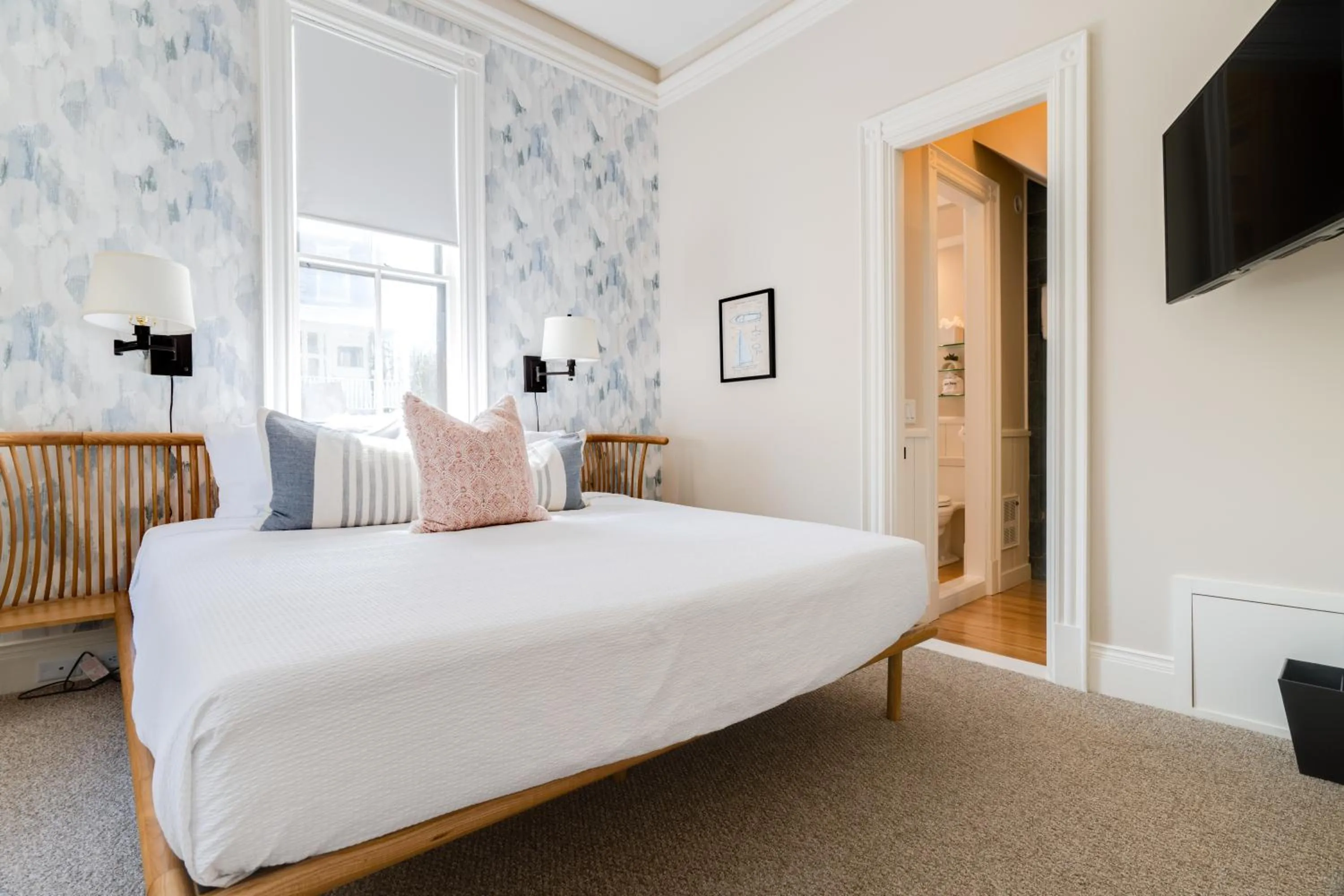 Bedroom in The Centerboard Nantucket