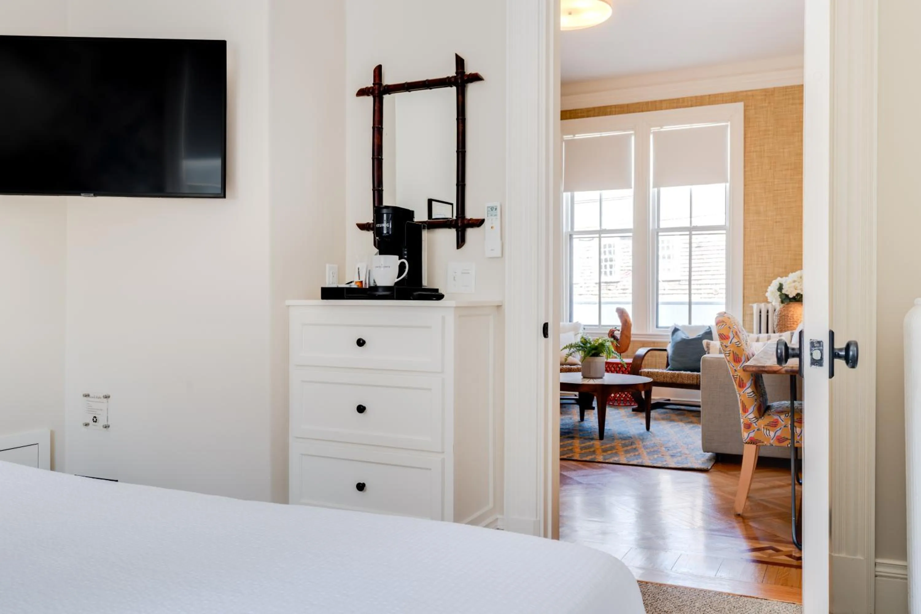 Bedroom in The Centerboard Nantucket