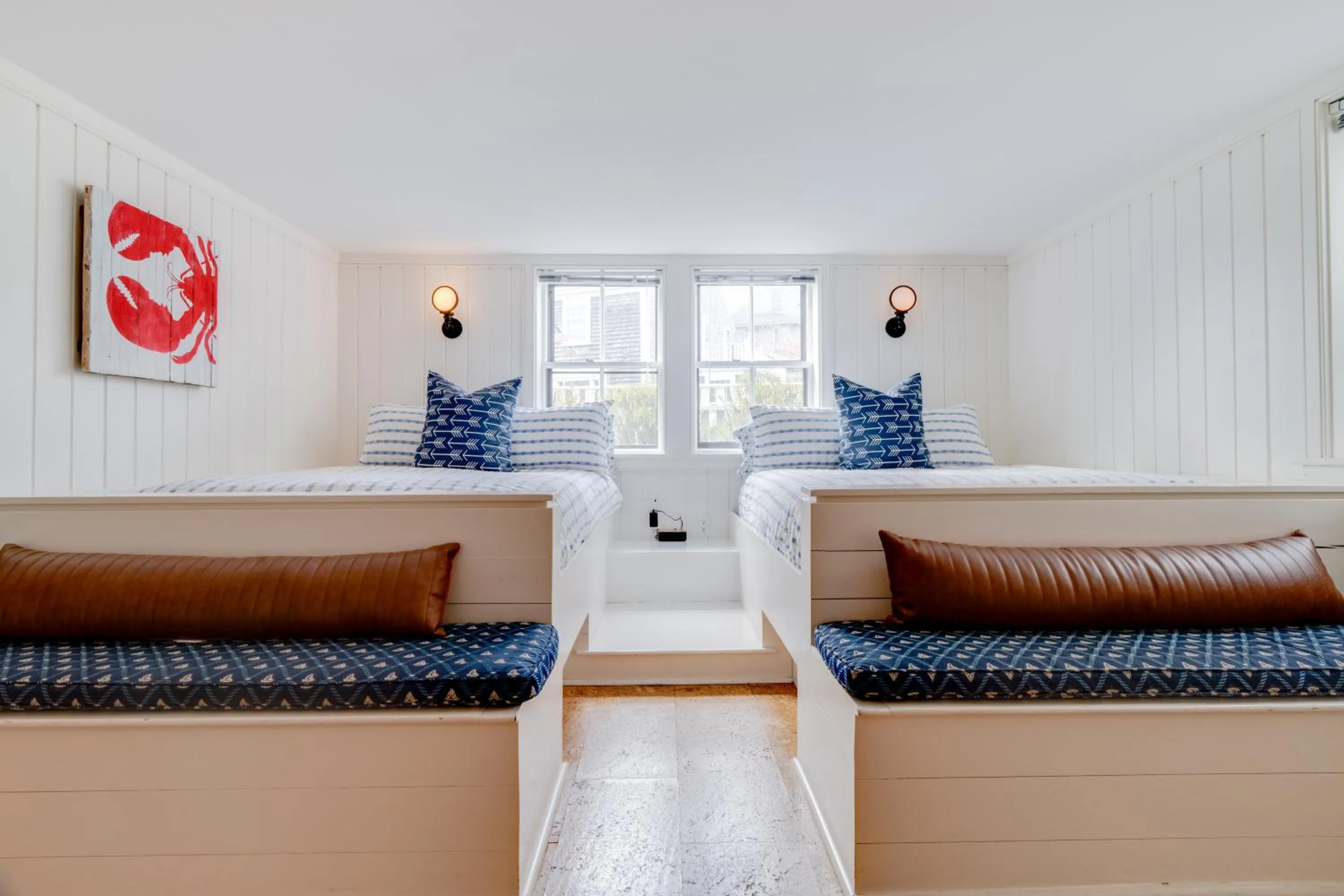 Bedroom in The Centerboard Nantucket