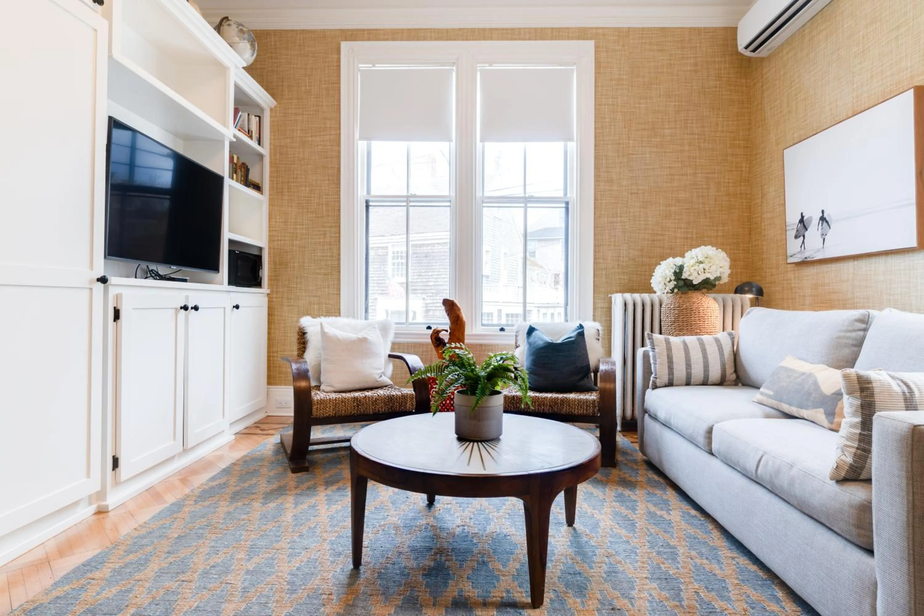 Living room in The Centerboard Nantucket