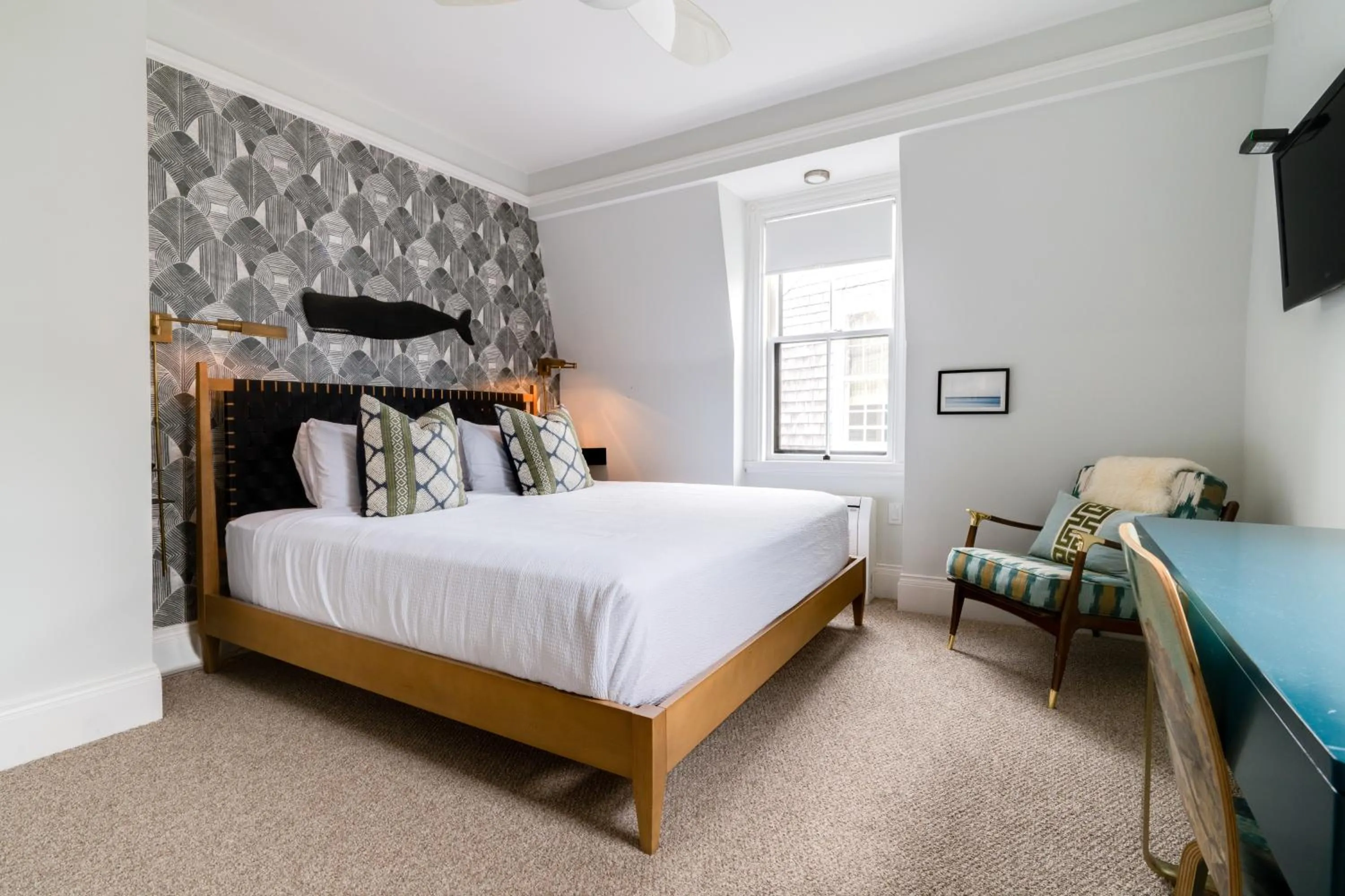 Bedroom in The Centerboard Nantucket