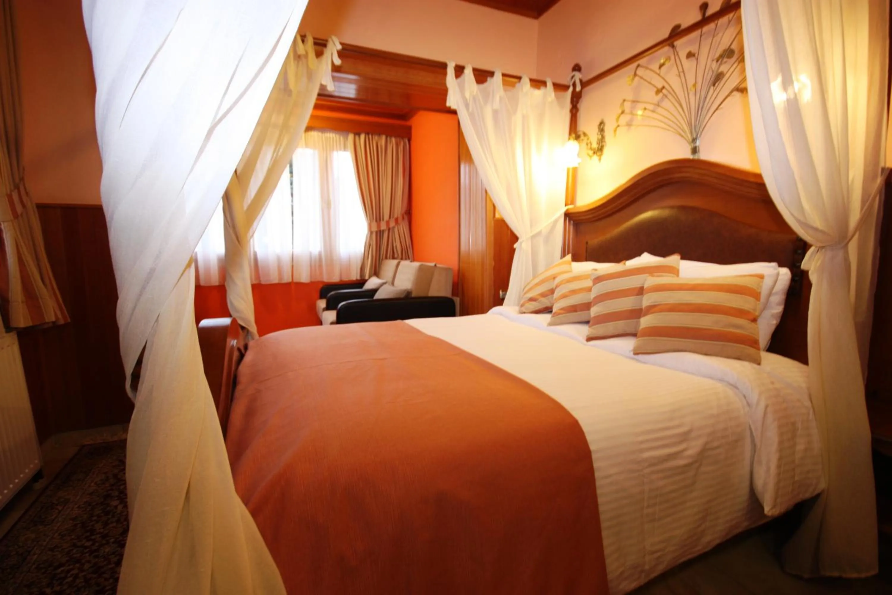 Photo of the whole room, Bed in Archontiko Metsovou Luxury Boutique Spa Hotel