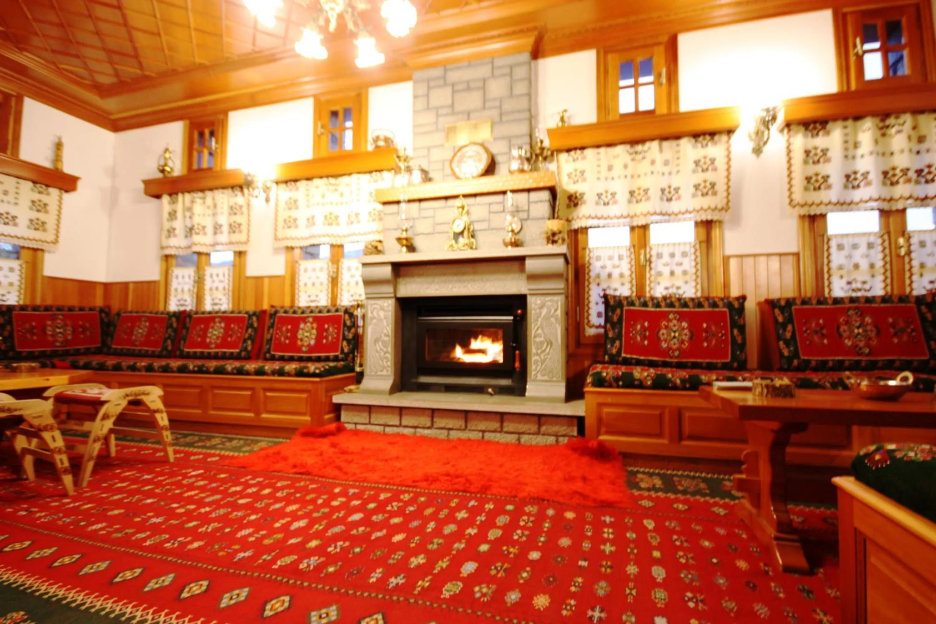 Living room in Archontiko Metsovou Luxury Boutique Spa Hotel