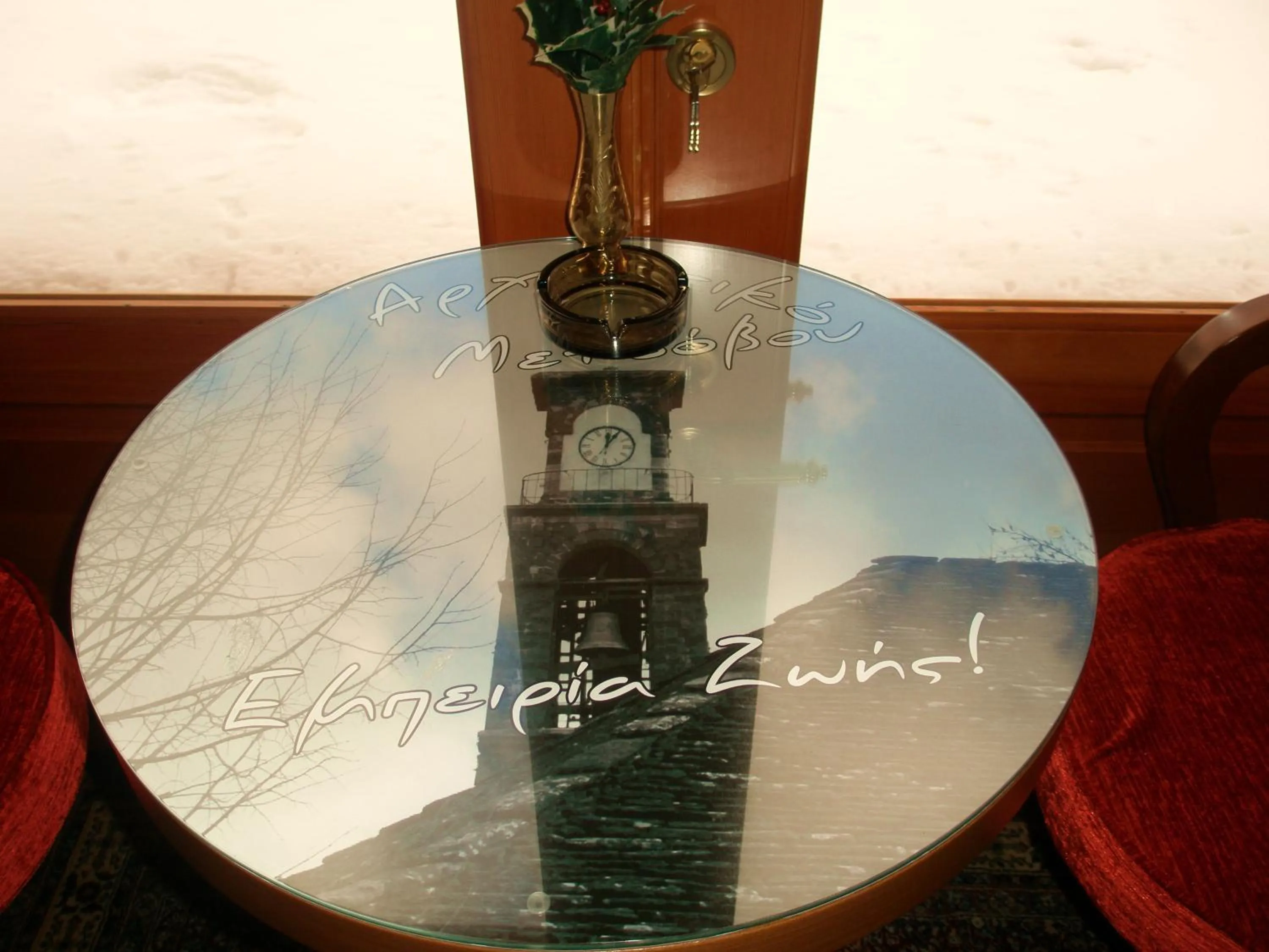 Decorative detail in Archontiko Metsovou Luxury Boutique Spa Hotel