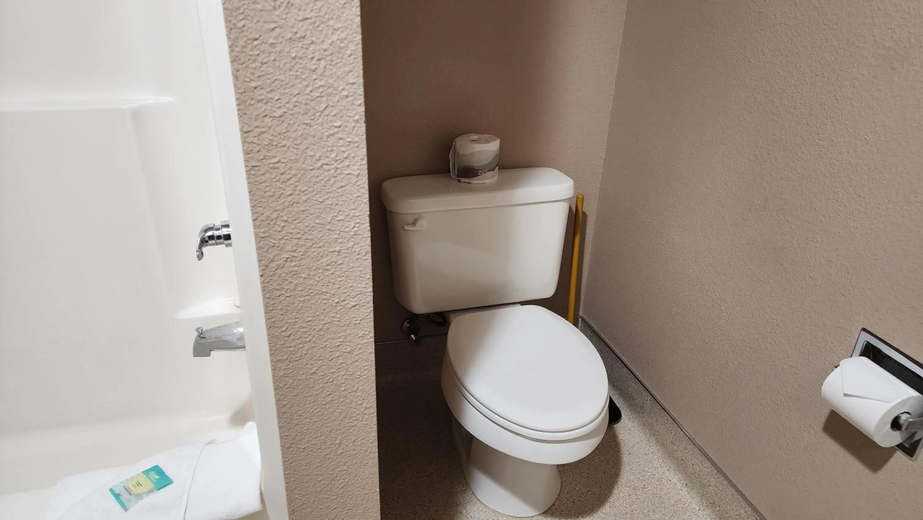 Toilet in Antlers Inn