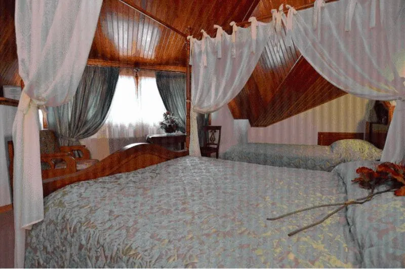 Bed in Hotel Apollon