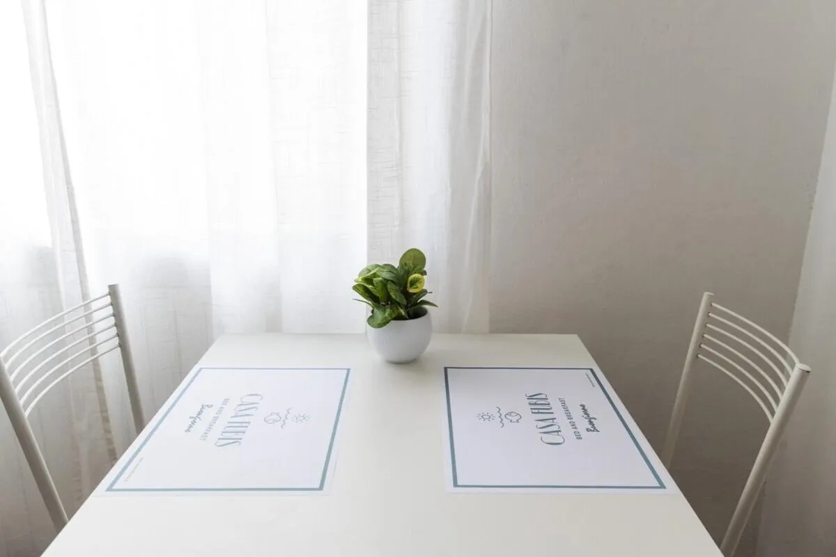 Dining area in Casa Fubis