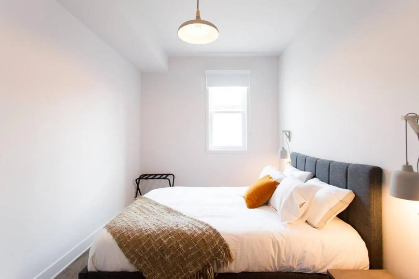 Bed in Brand New Light filled Mile End Flat by Denstays
