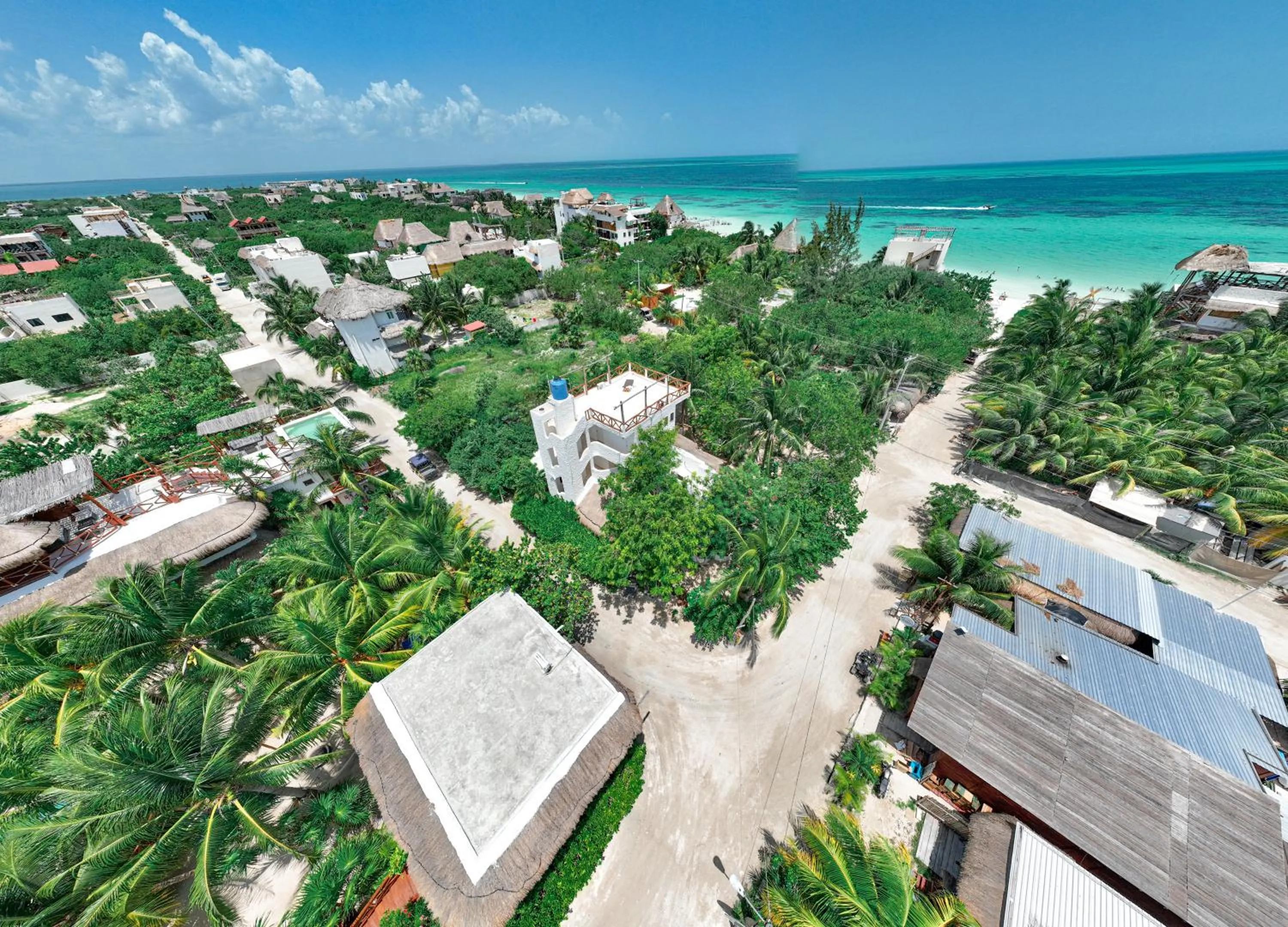 Bird's eye view in Hotel Ak'Na Holbox