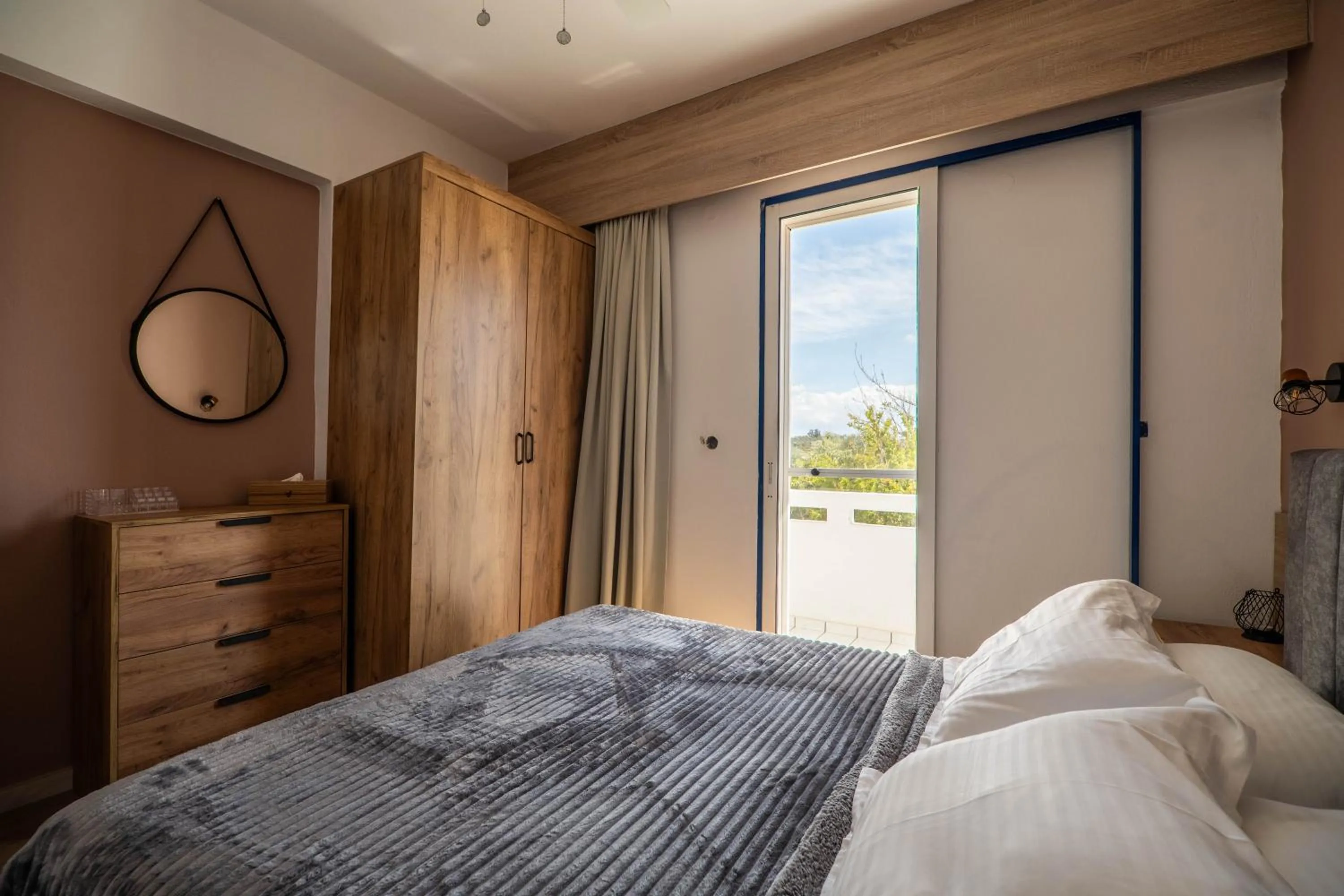 Bed in Paradisio Baby & Kinder Apartments