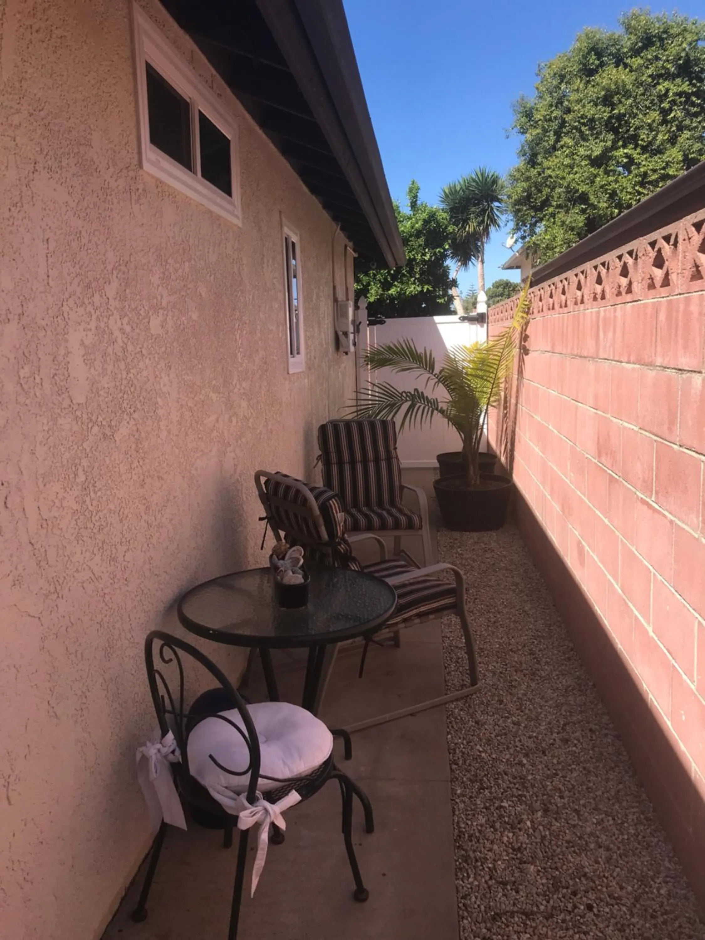 Patio in Romantic Coastal Private Room