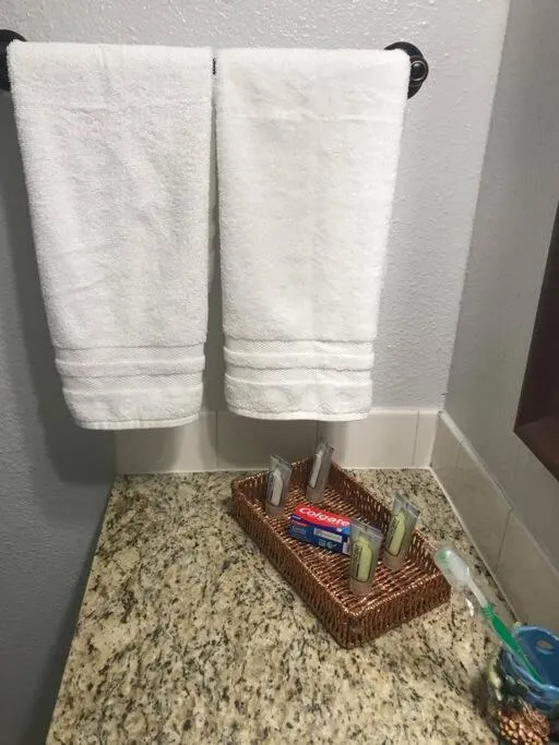 towels in Romantic Coastal Private Room