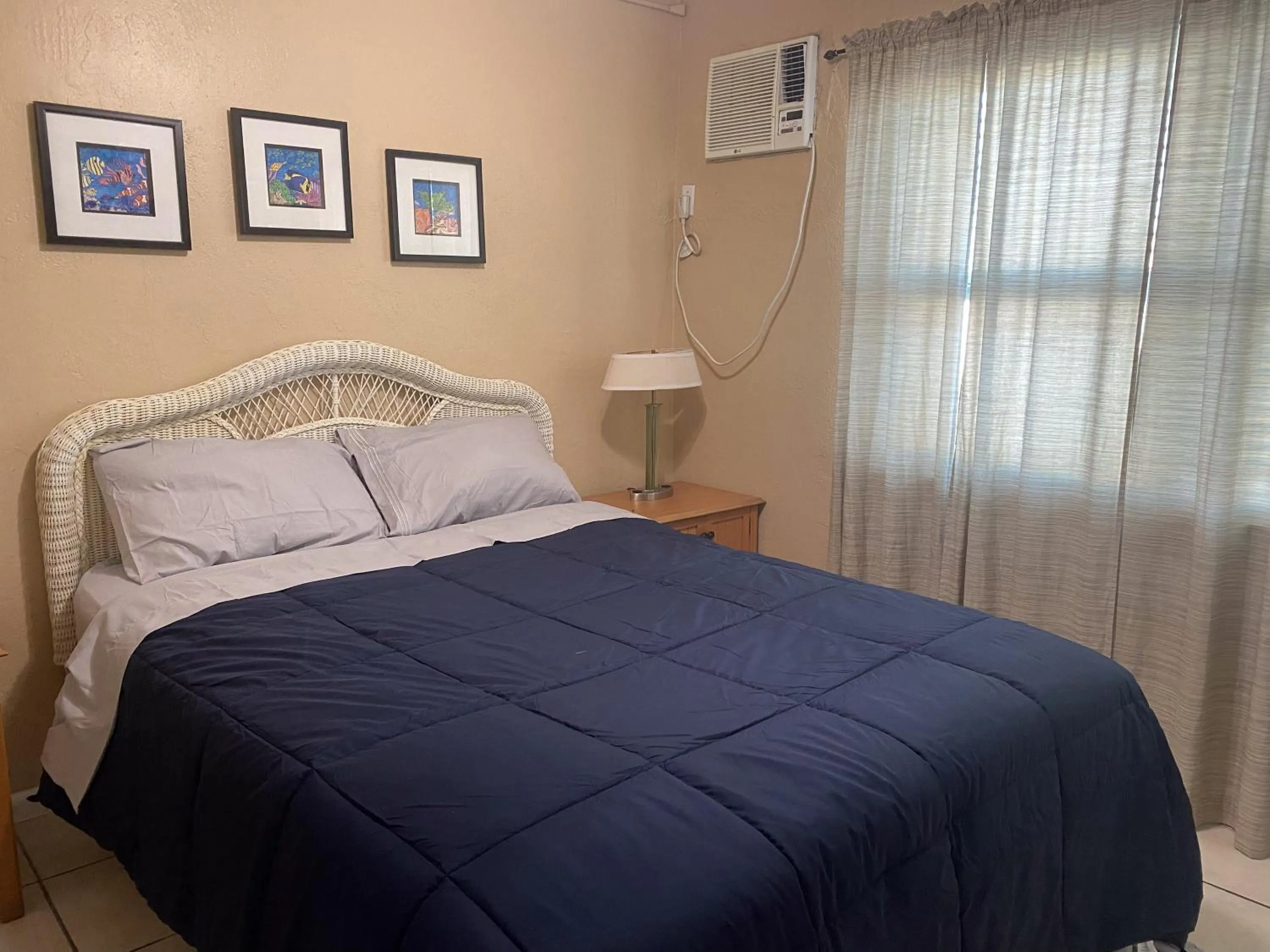 Bed in Oasis Palms Resort