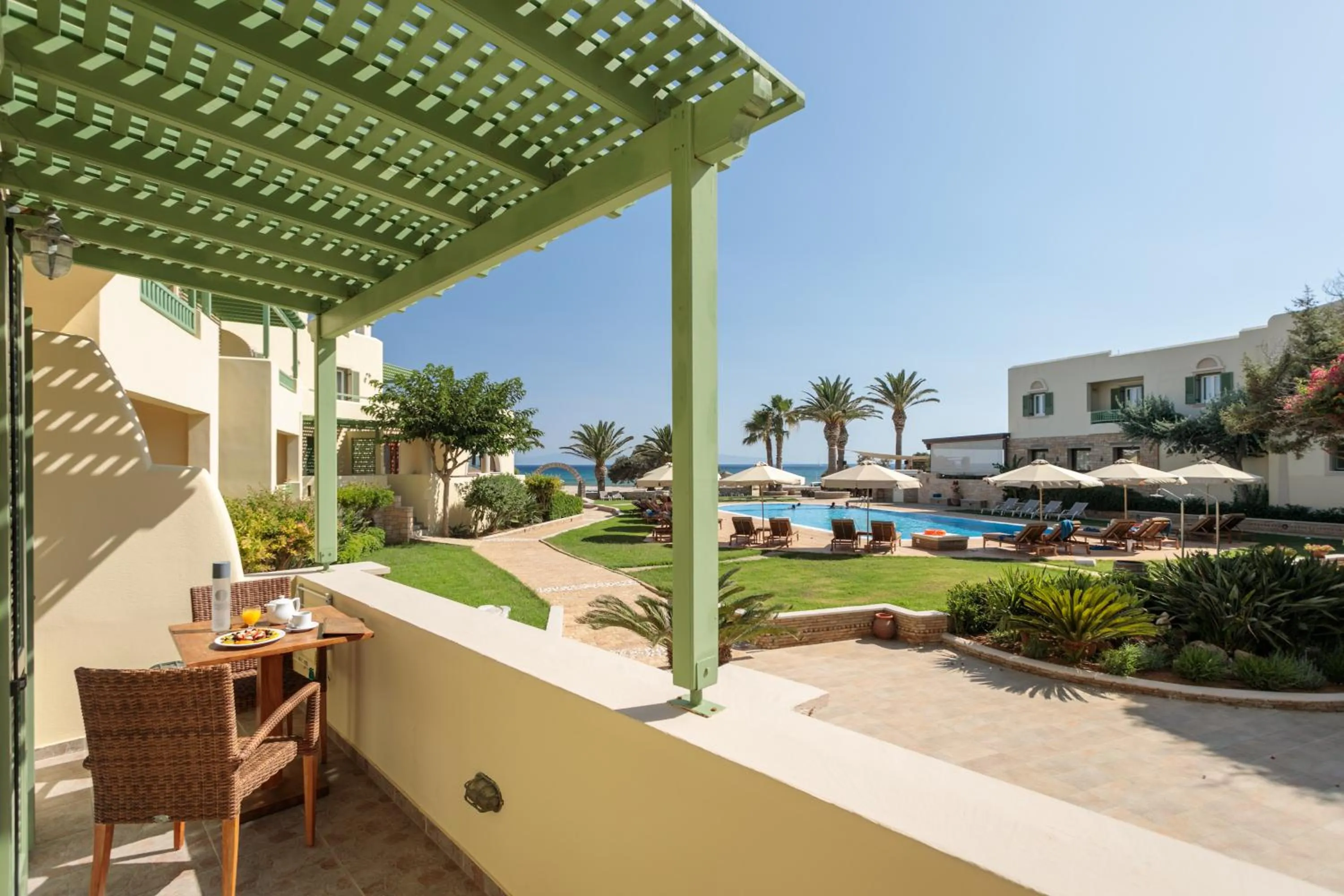 Balcony/Terrace in Finikas Hotel