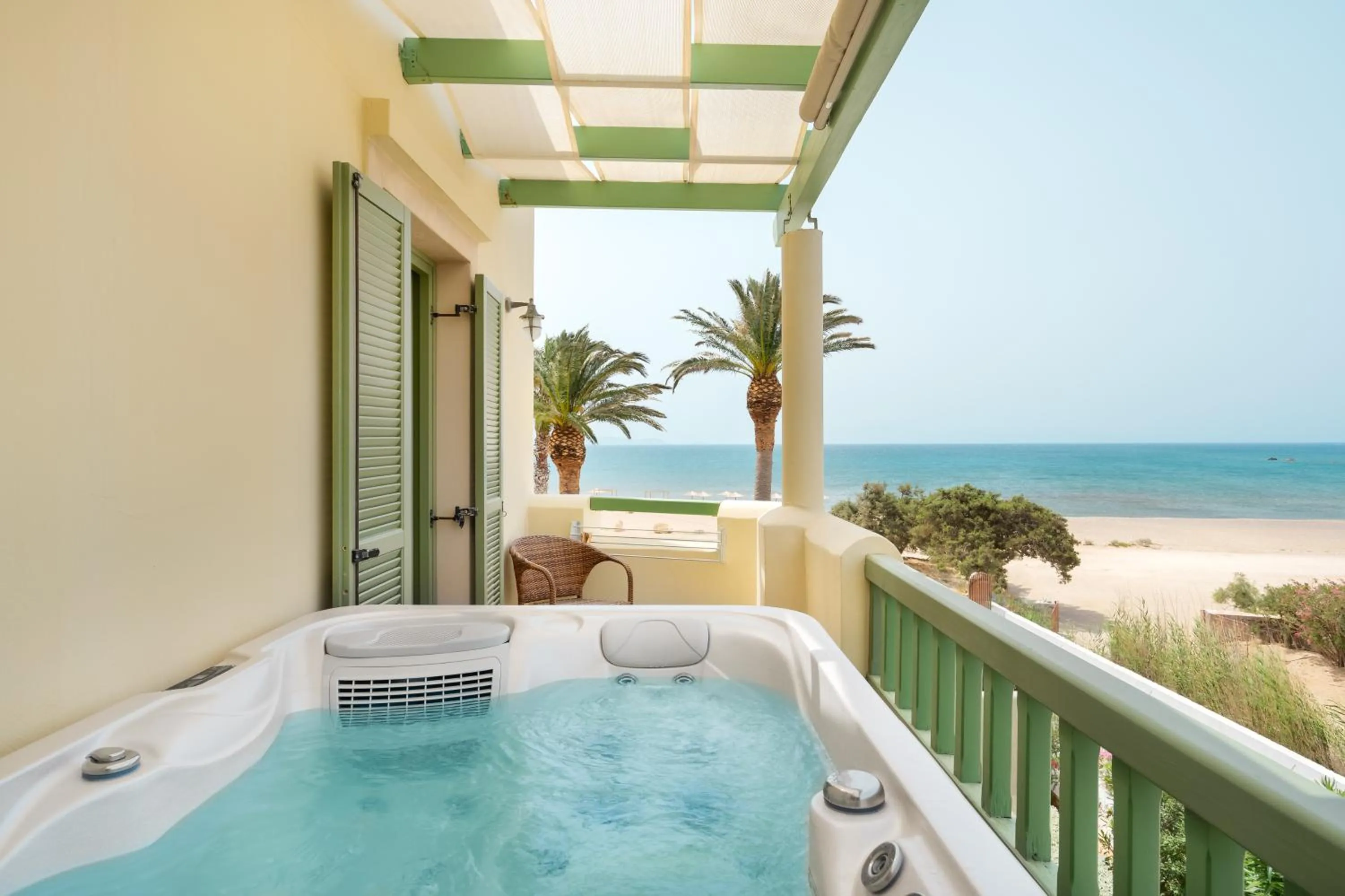 Balcony/Terrace in Finikas Hotel