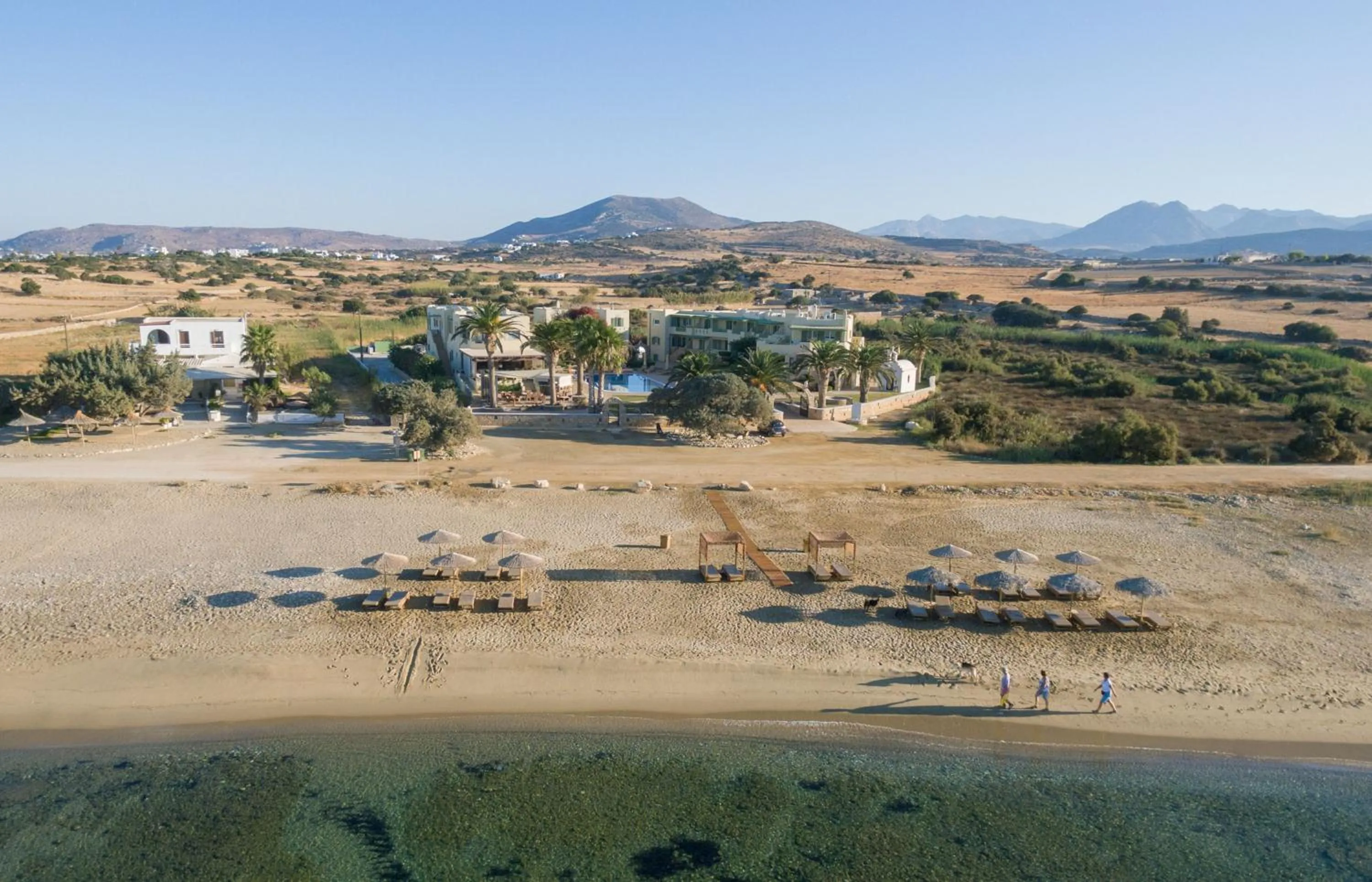 Bird's eye view in Finikas Hotel
