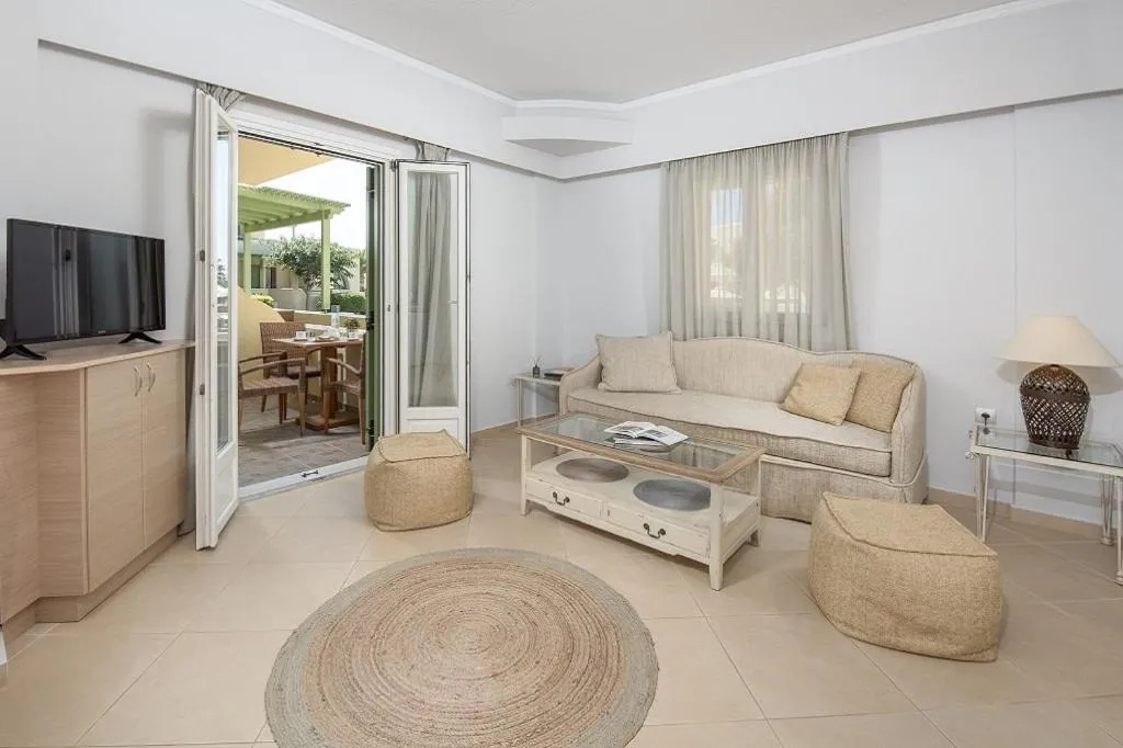 Seating area in Finikas Hotel