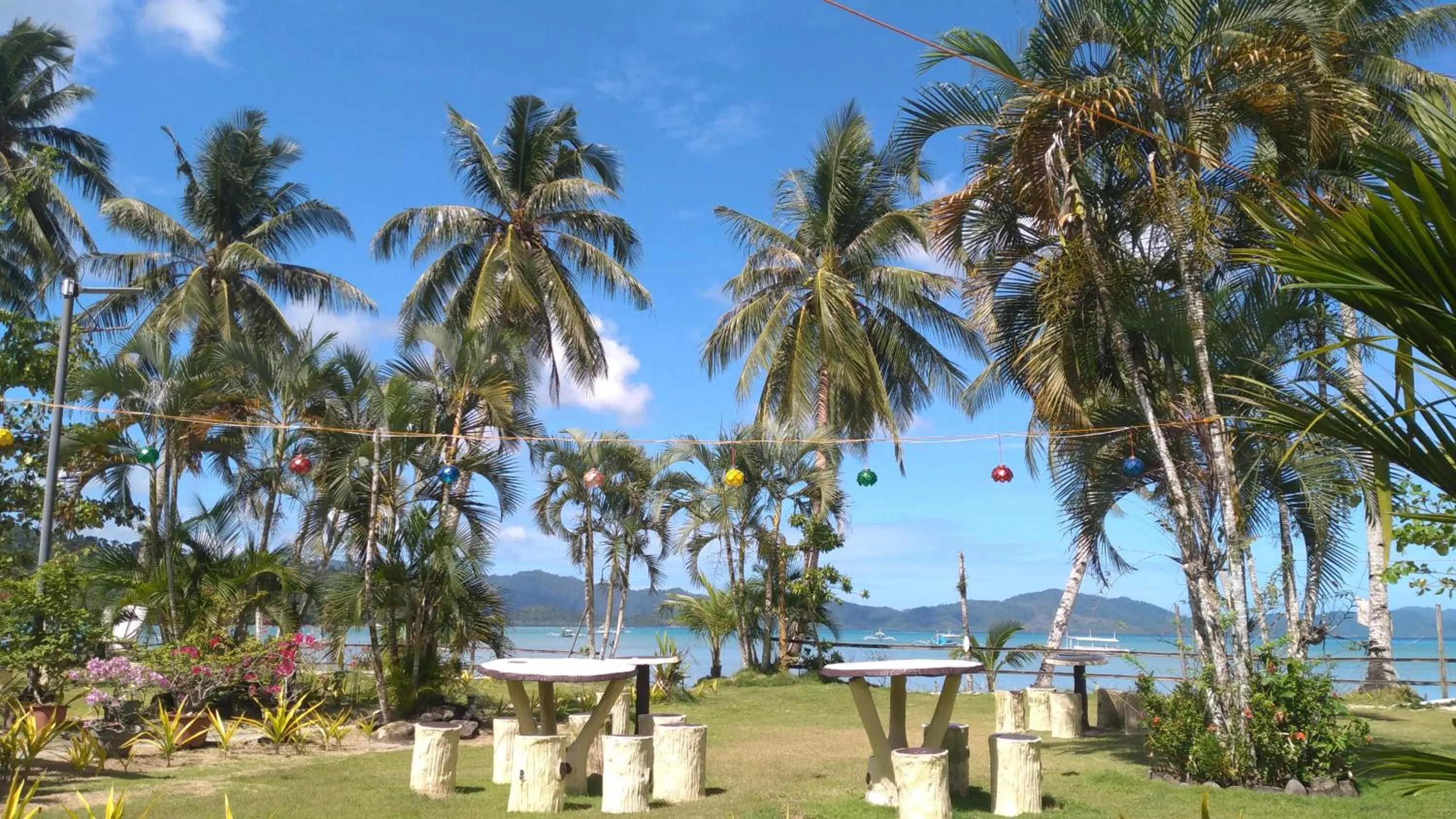 Garden view in Summer Homes Beach Front Resort and Cottages Port Barton