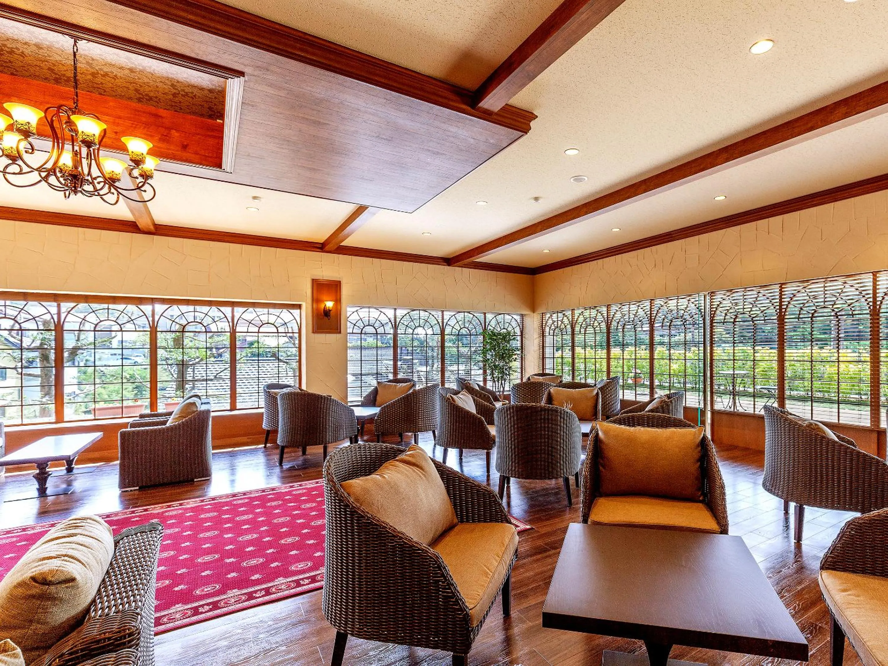 Lobby or reception in Ooedo Onsen Monogatari Unzen Toyokan