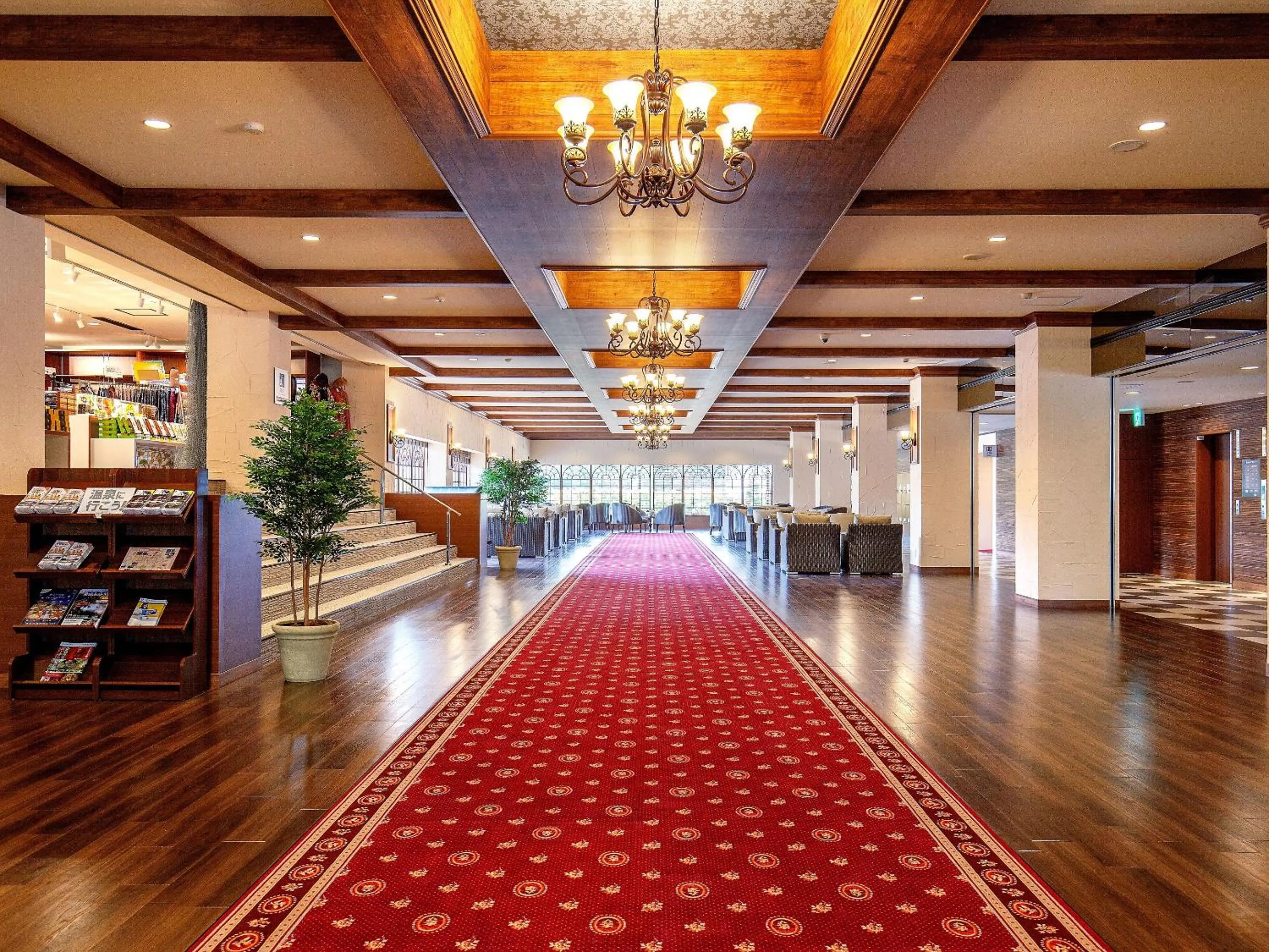 Lobby or reception in Ooedo Onsen Monogatari Unzen Toyokan
