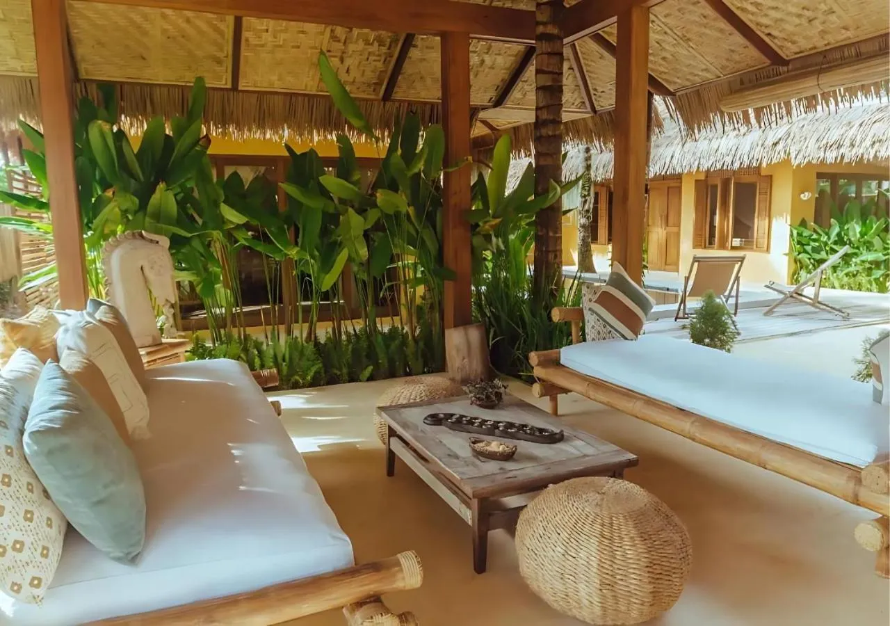 Seating area in INARA Siargao