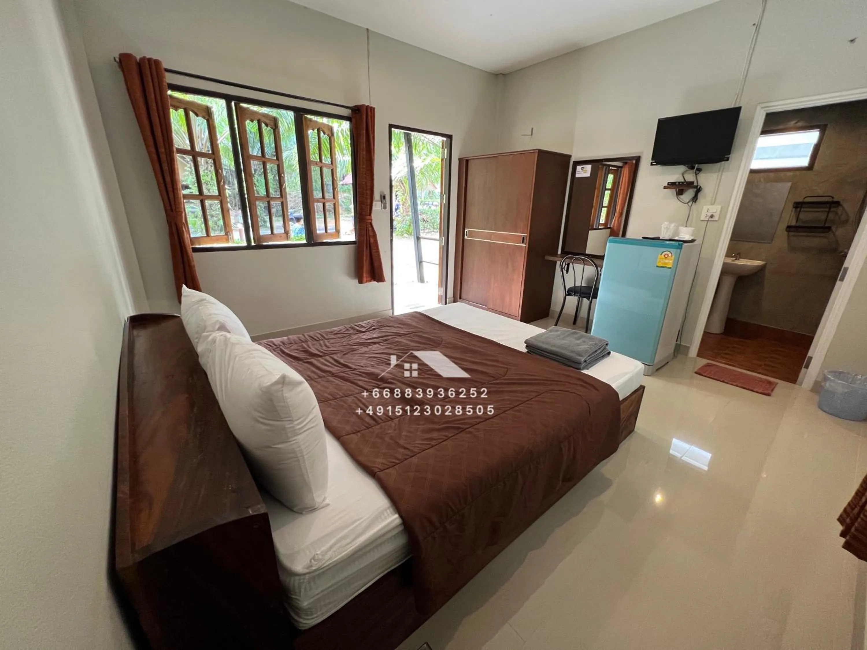 Bed in Khiang Khaolak ATV & Resort