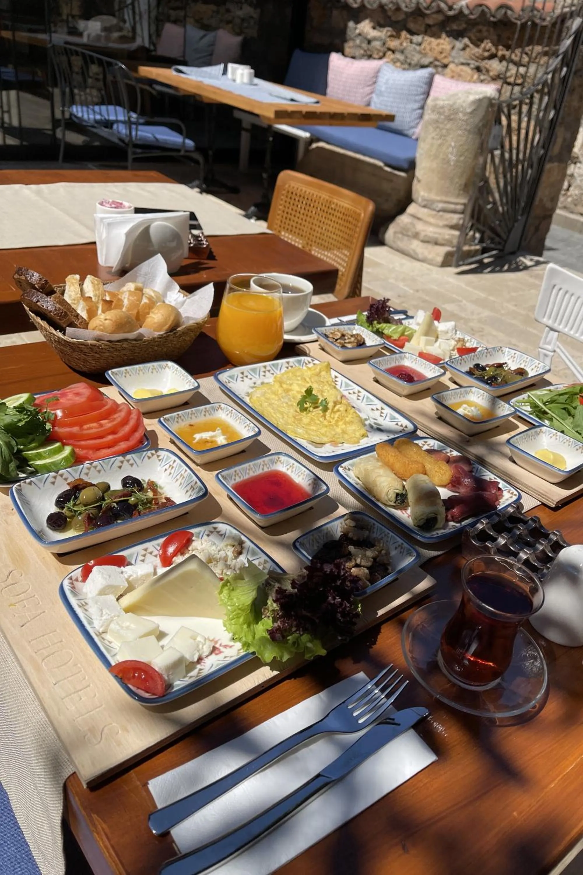 Breakfast in Sofa Hotels Kaleiçi