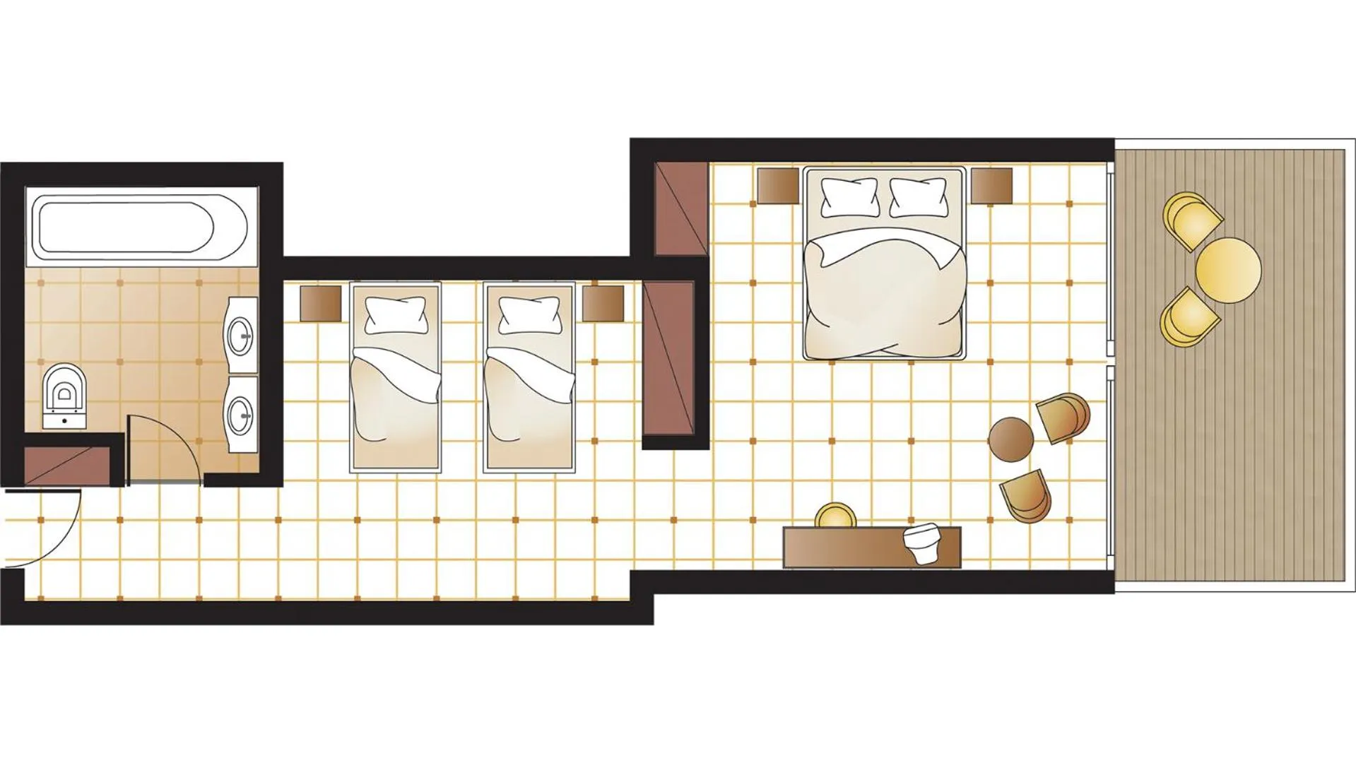 Floor plan in Grecotel Eva Palace