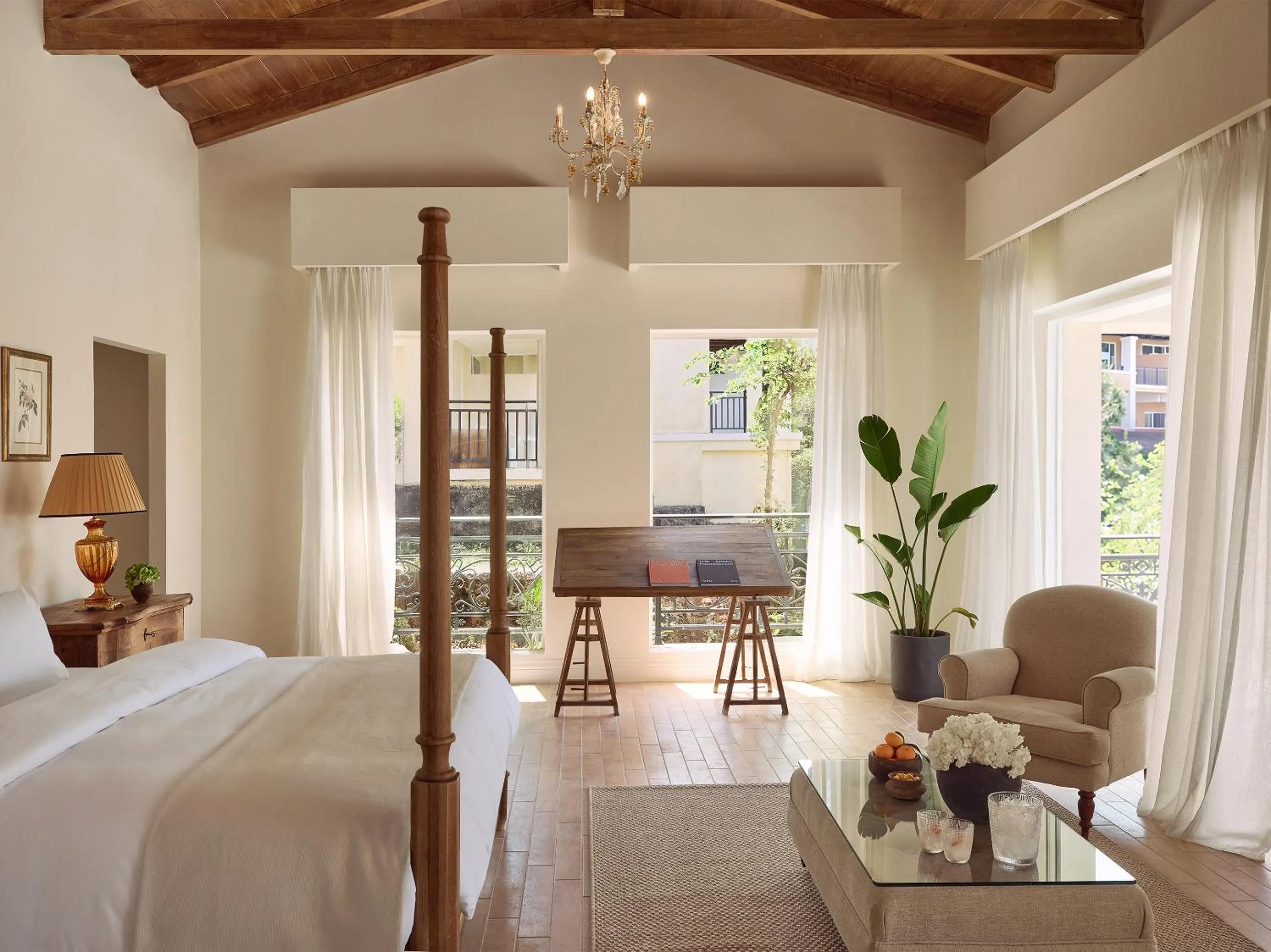 Bed in Grecotel Eva Palace