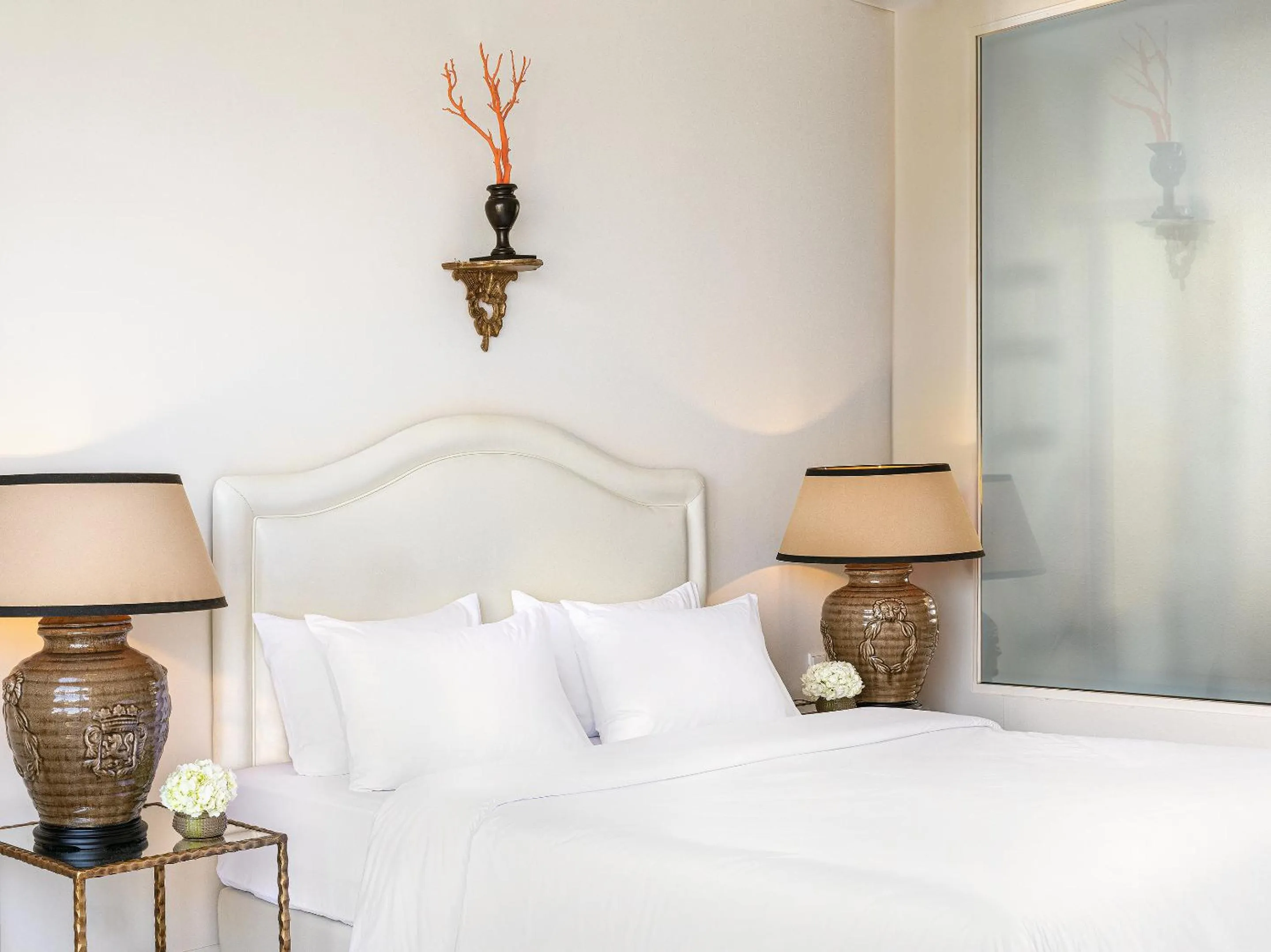 Bed in Grecotel Eva Palace