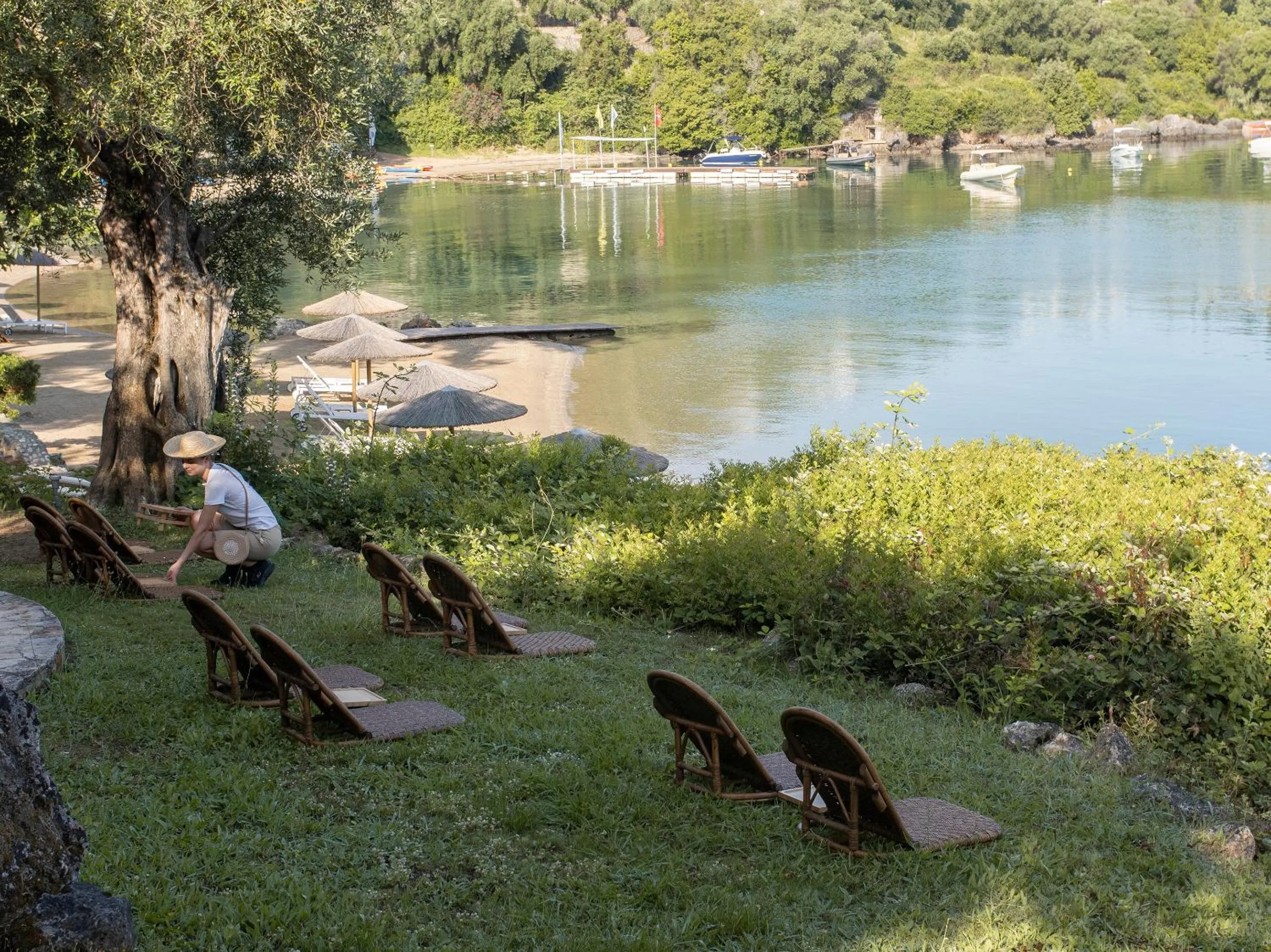 Beach in Grecotel Eva Palace