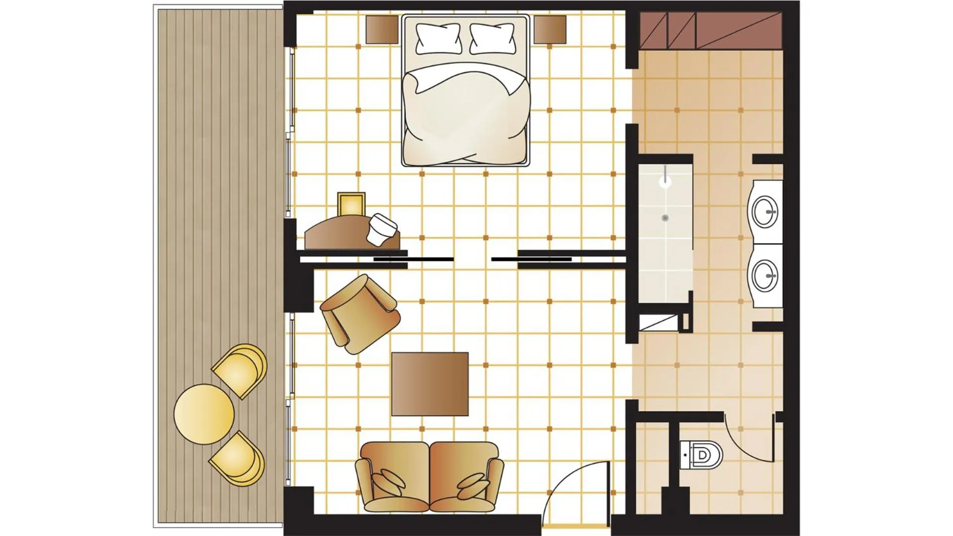 Floor plan in Grecotel Eva Palace