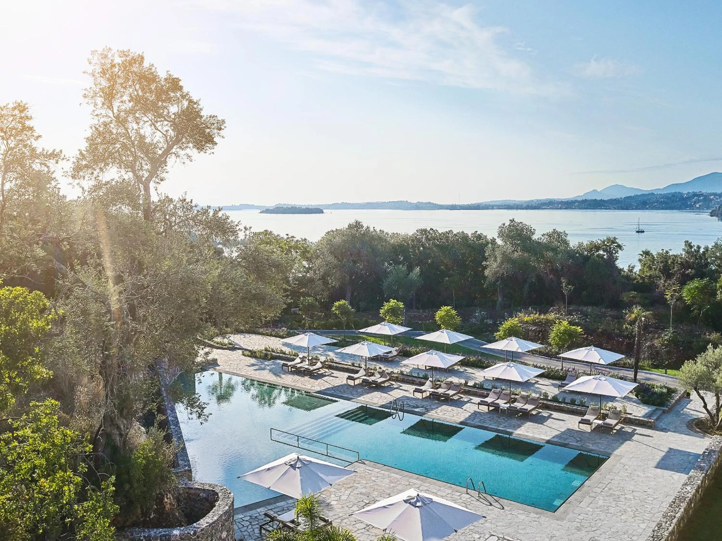 Pool view in Corfu Imperial, A Grecotel Resort to Live