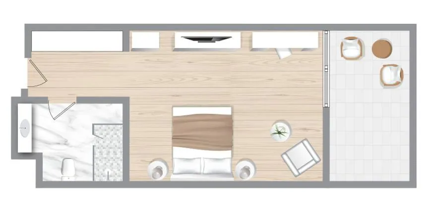 Floor plan in Corfu Imperial, A Grecotel Resort to Live