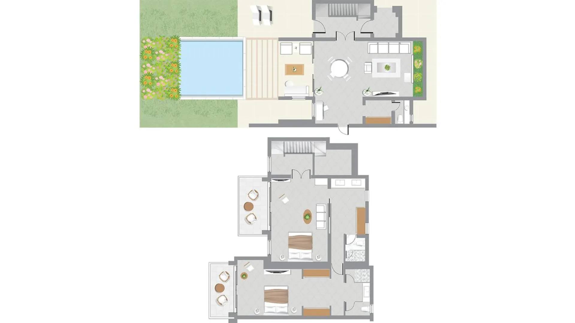 Floor plan in Corfu Imperial, A Grecotel Resort to Live