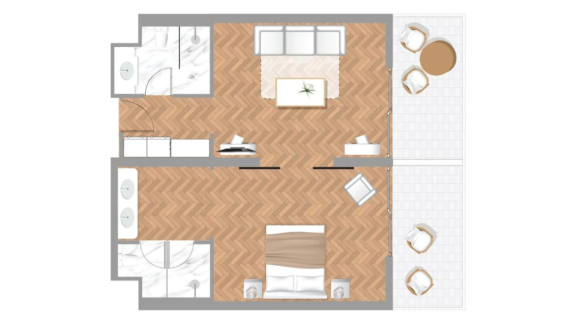 Floor plan in Corfu Imperial, A Grecotel Resort to Live