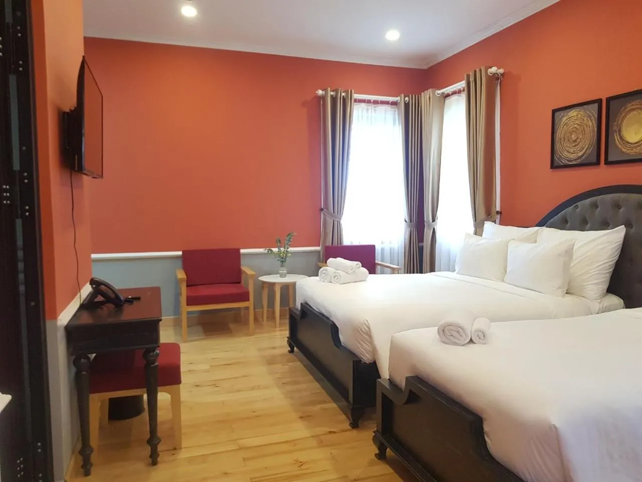 Bedroom, Bed in Omirita Resort Dalat