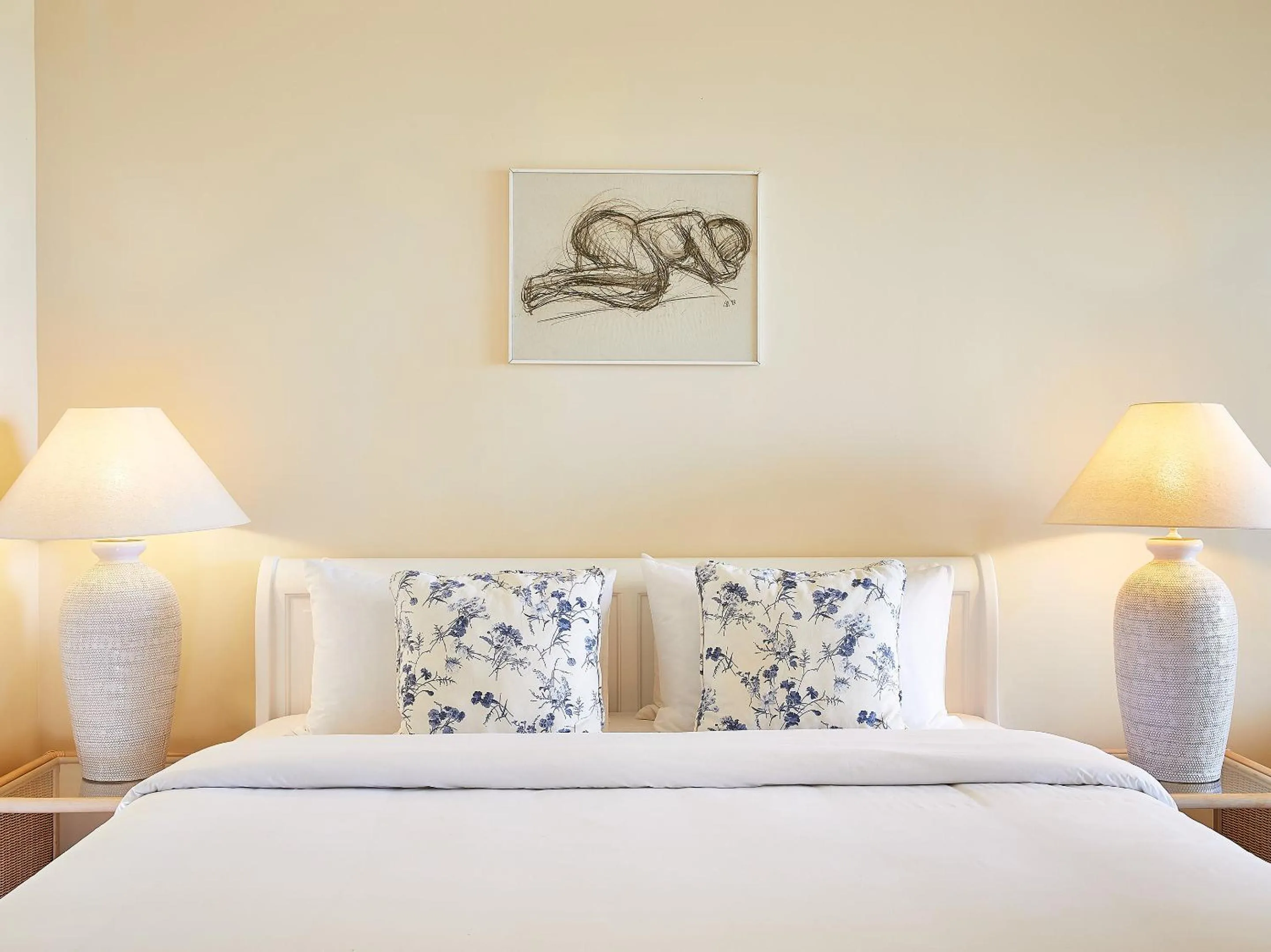 Bed in Grecotel La Riviera at Riviera Olympia & Aqua Park