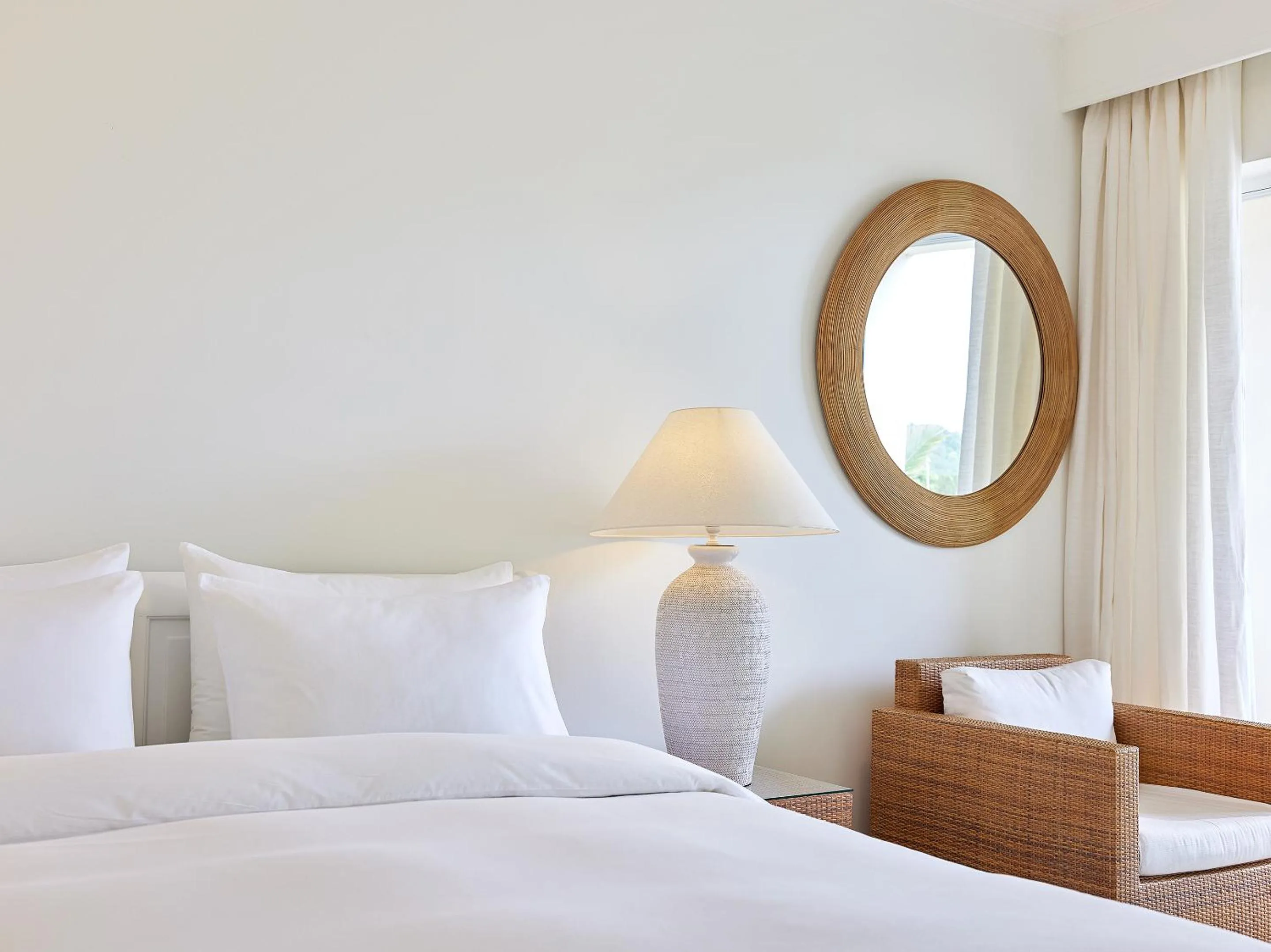 Bed in Grecotel La Riviera at Riviera Olympia & Aqua Park