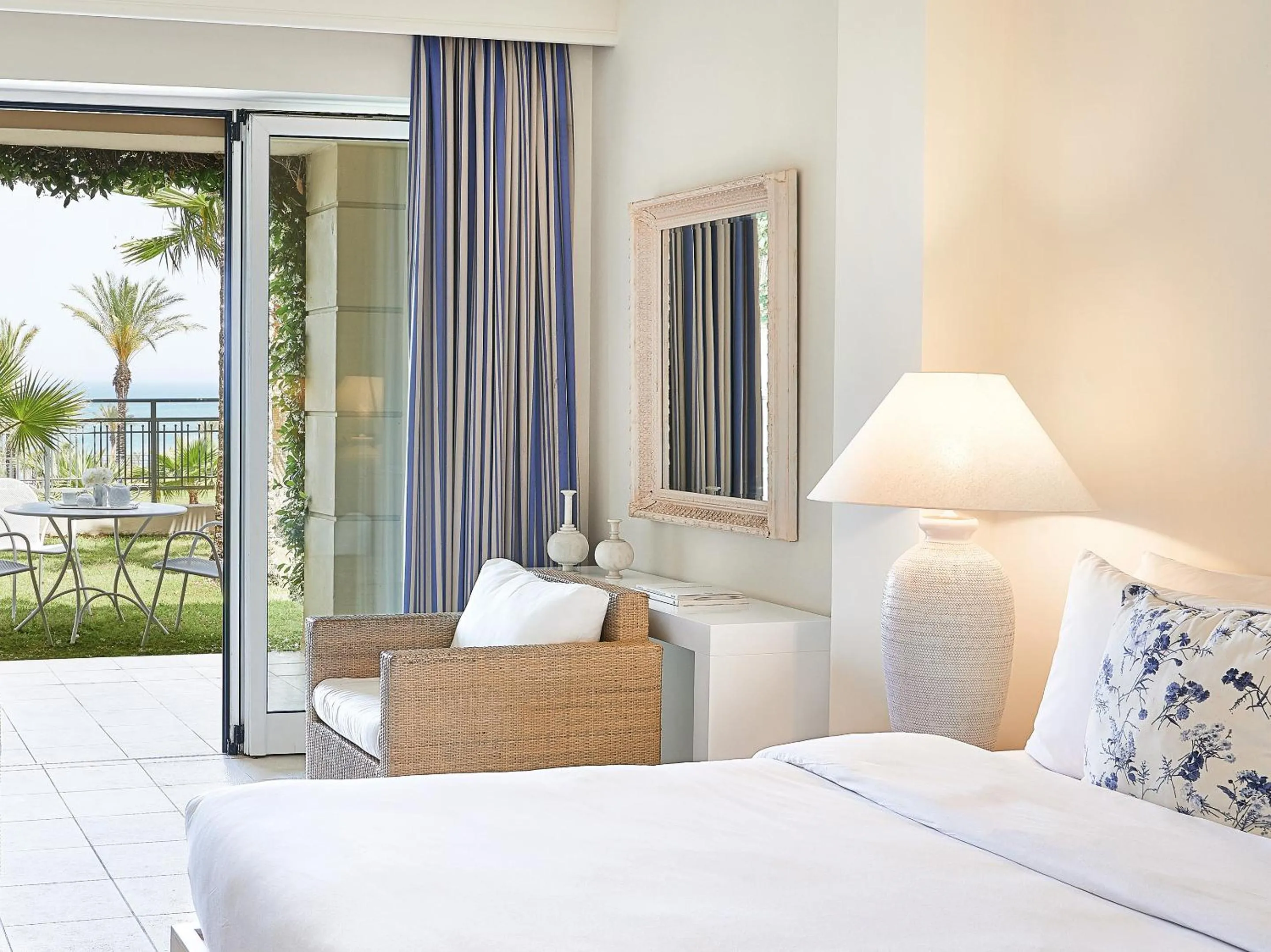 Bedroom, Bed in Grecotel La Riviera at Riviera Olympia & Aqua Park