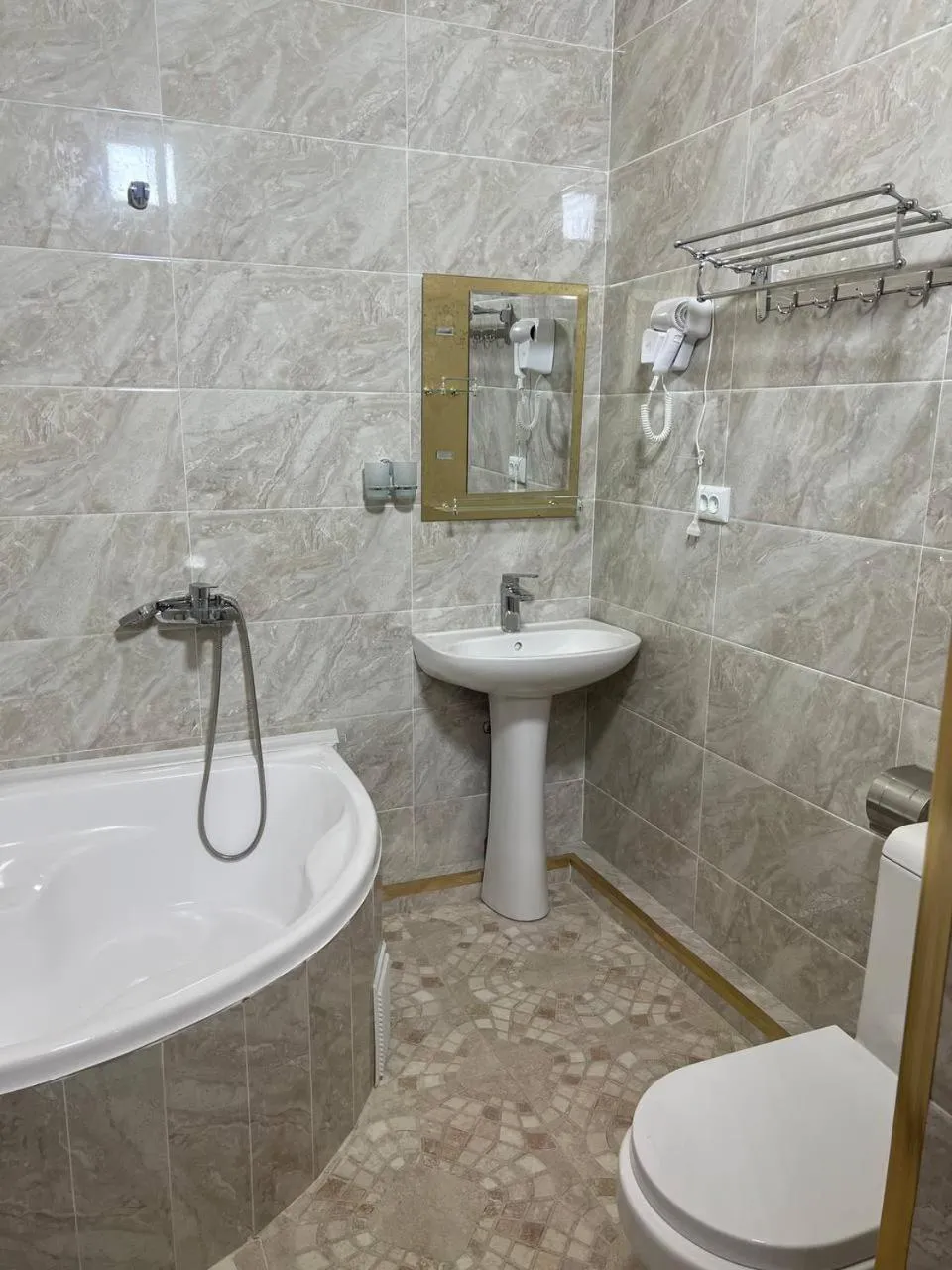 Shower in Central Asia Hotel