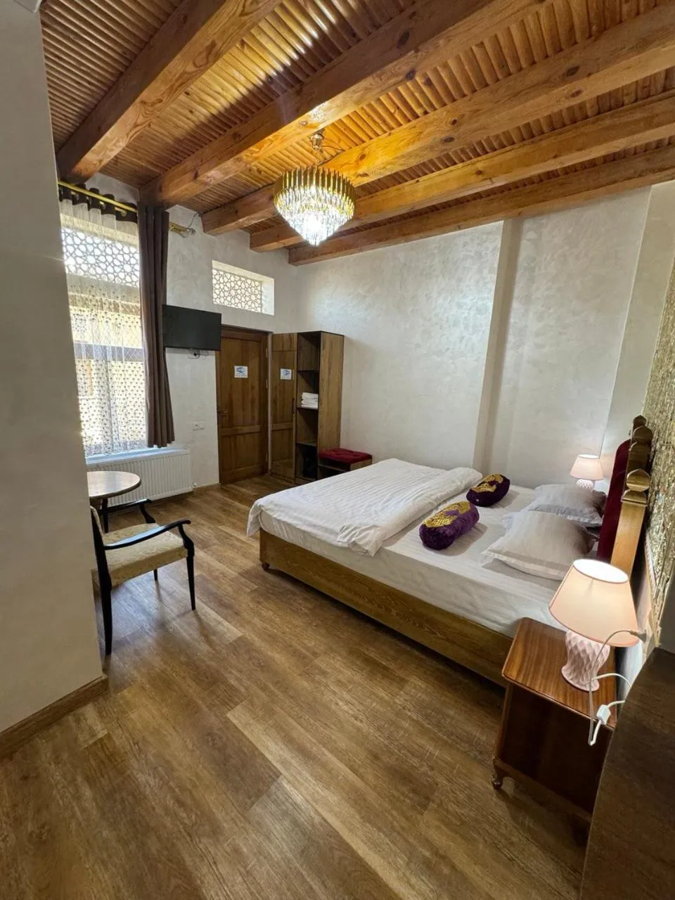 Photo of the whole room, Bed in Central Asia Hotel