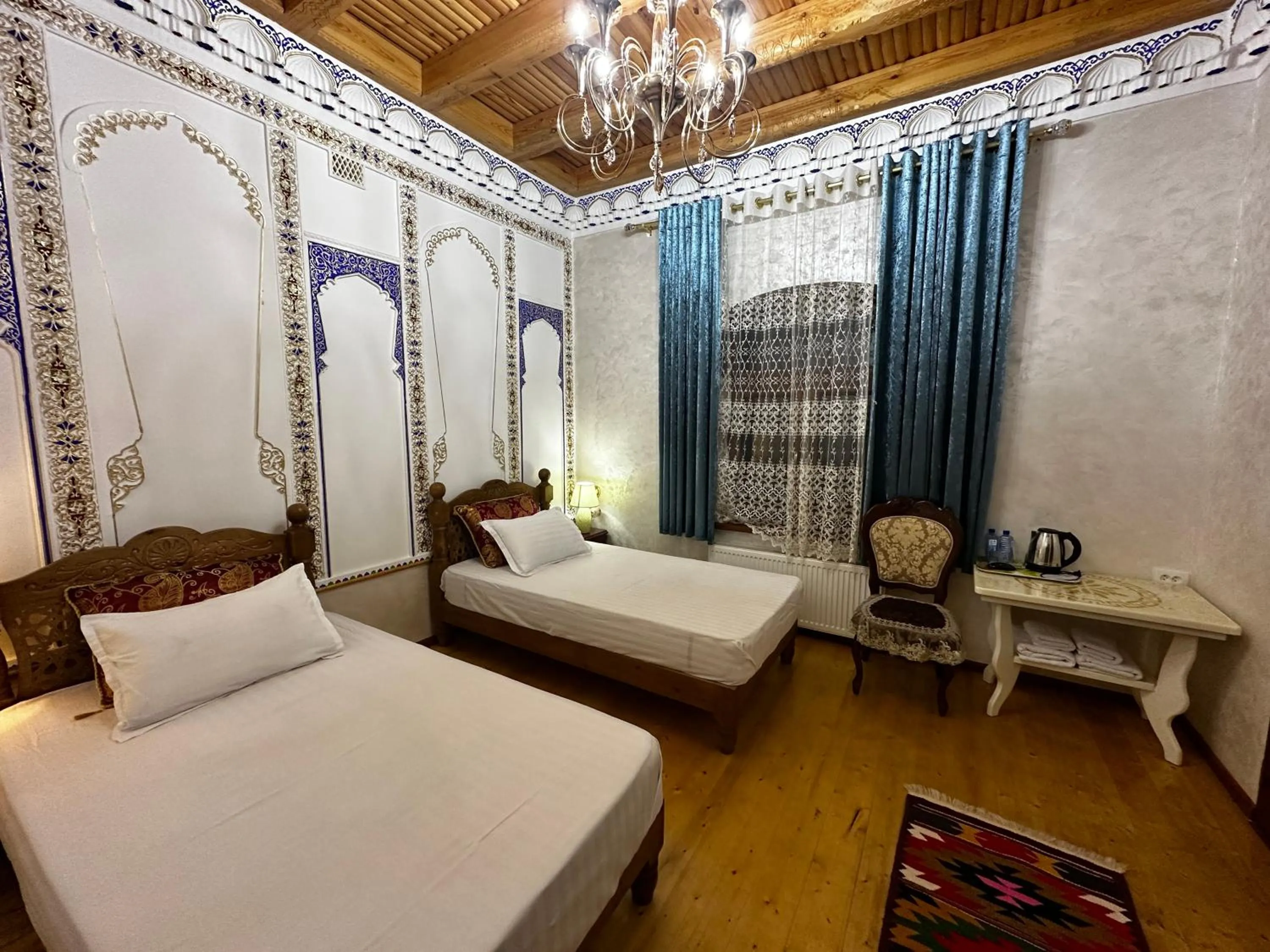 Photo of the whole room, Bed in Central Asia Hotel