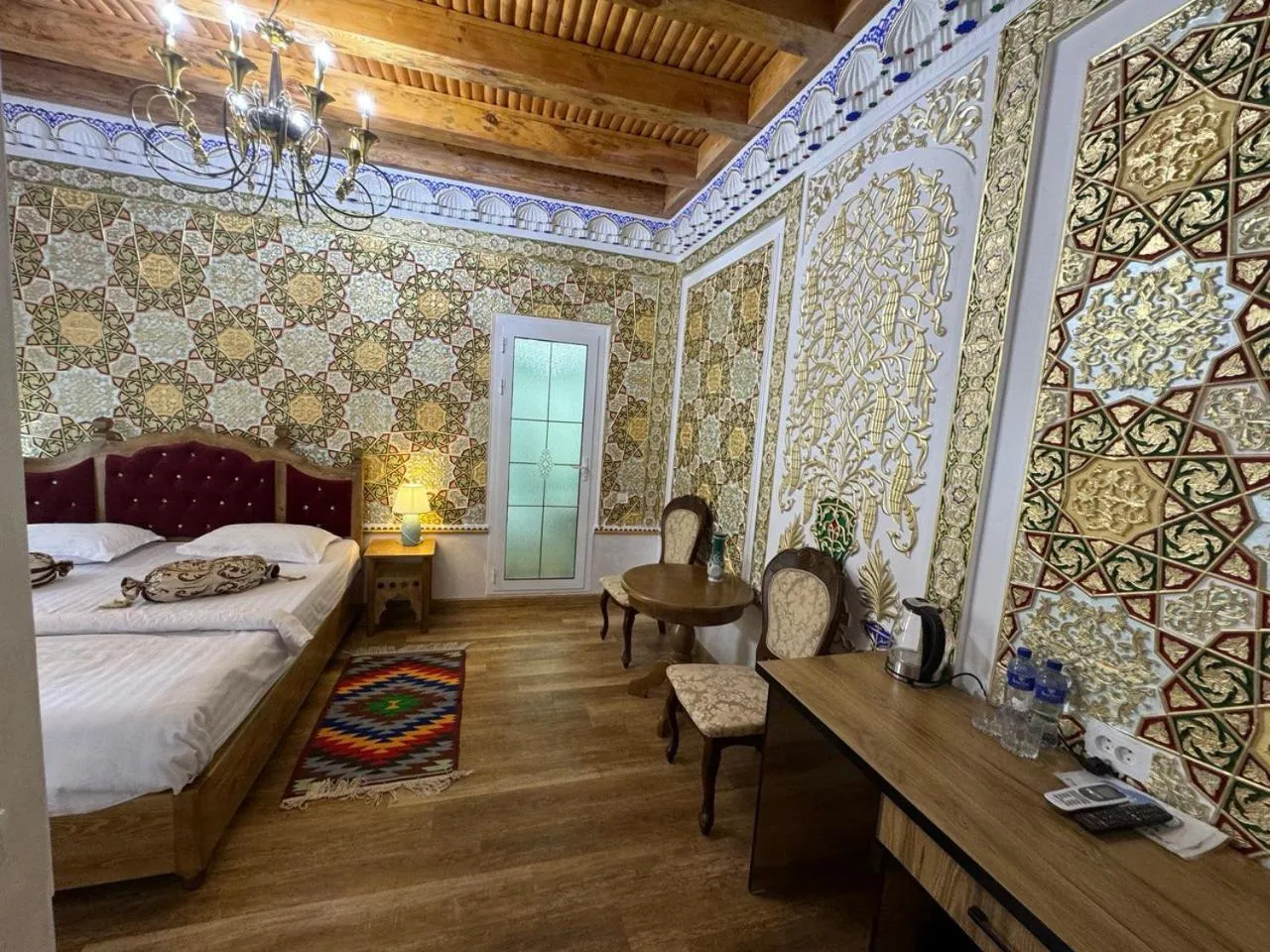 Photo of the whole room, Bed in Central Asia Hotel